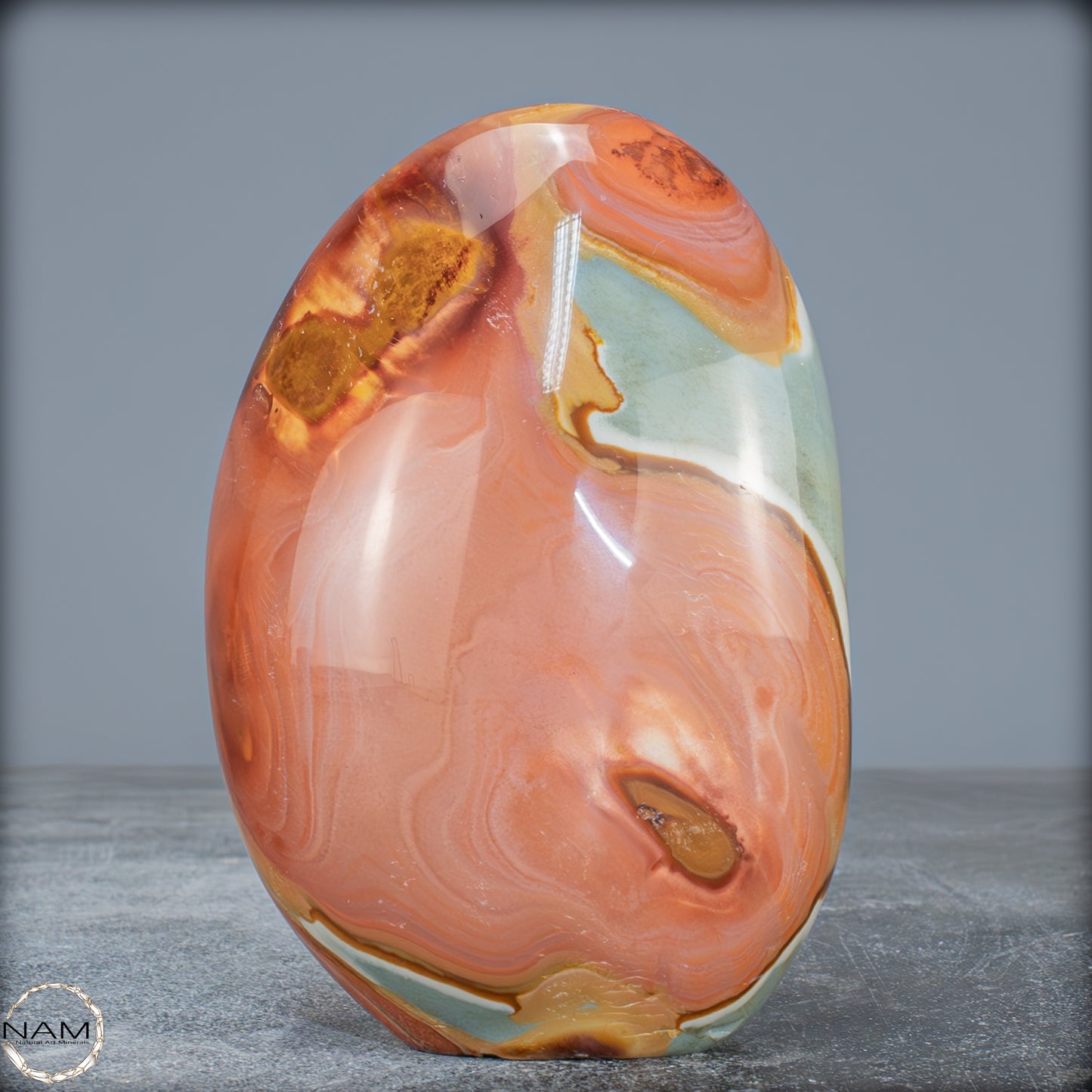 Natürliche Polychrome Jaspis Kristall-Freiform - 711,66g