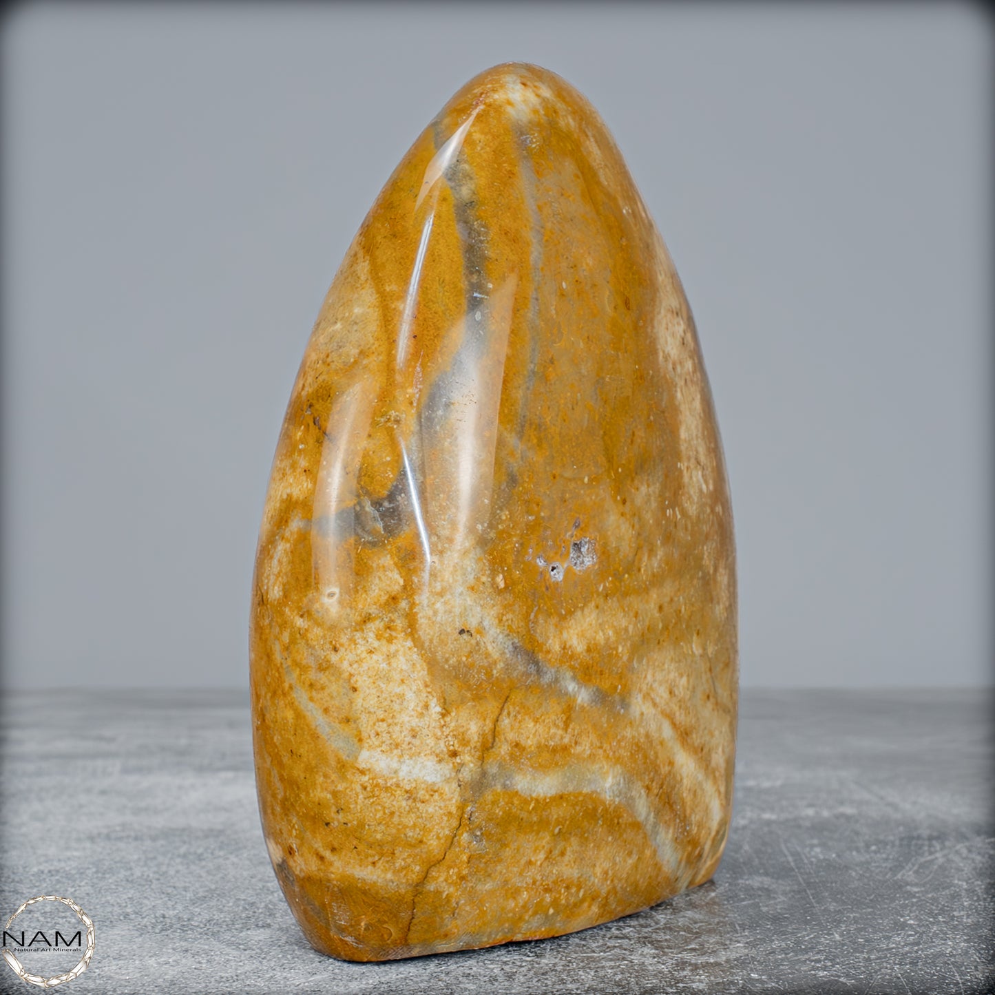 Natürliche Jaspis-Chalcedon Kristallflamme - 781,22g