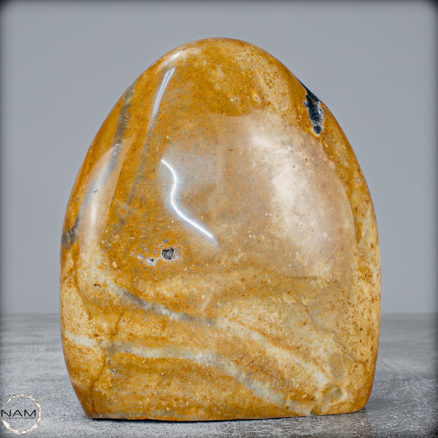 Natürliche Jaspis-Chalcedon Kristallflamme - 781,22g