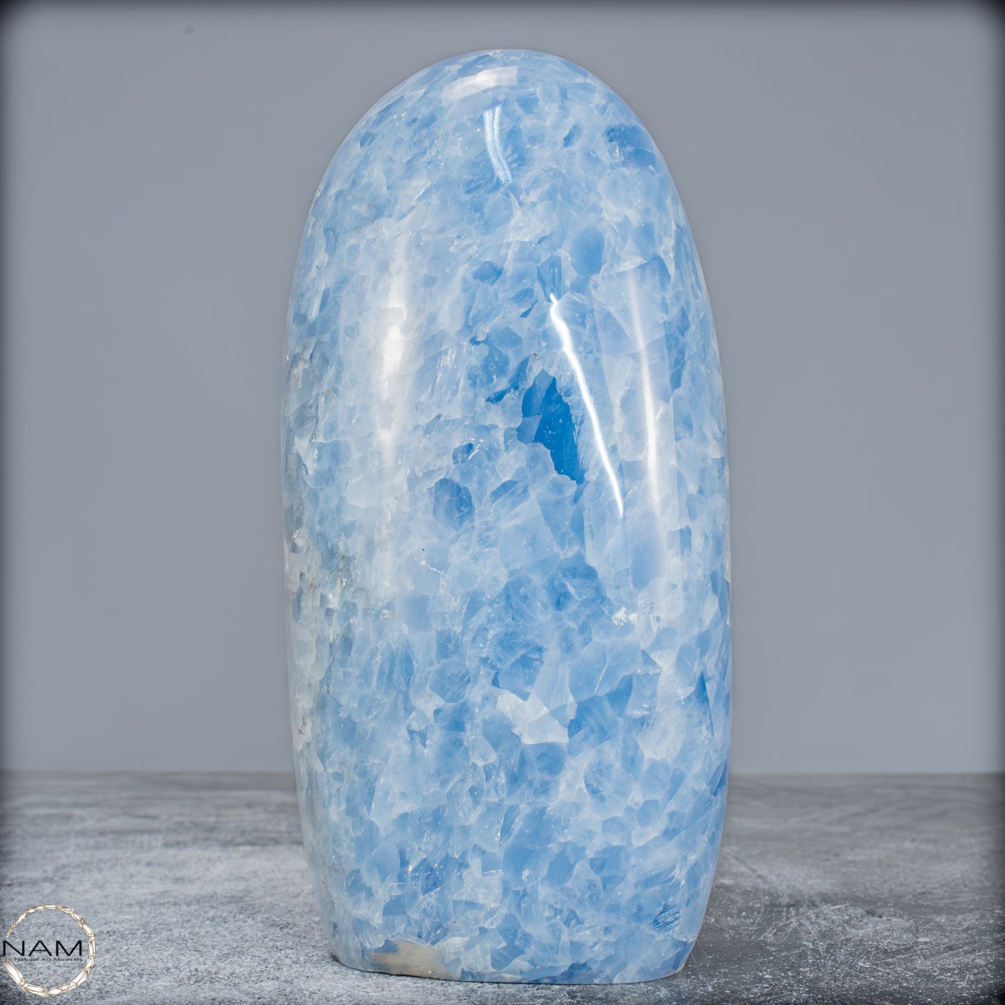 Natürliche Blauer Calcit-Kristall Freiform-1328,28g