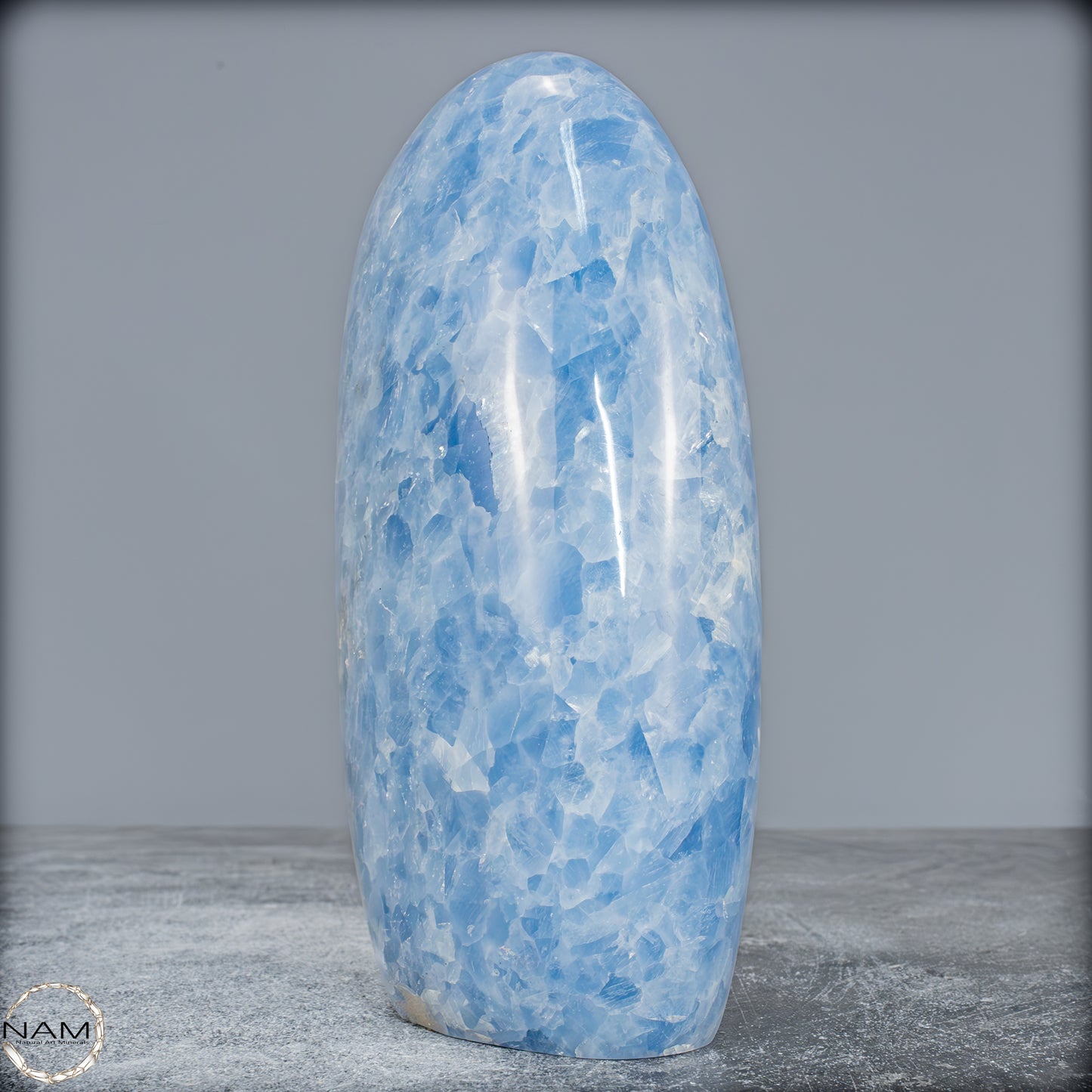 Natürliche Blauer Calcit-Kristall Freiform-1328,28g