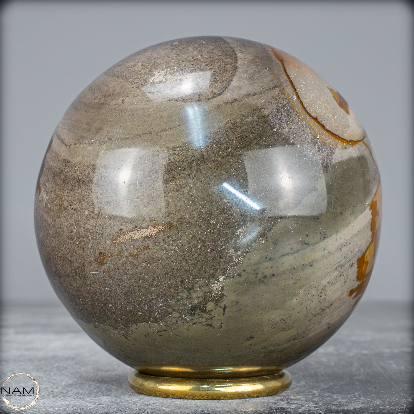 Natürliche Polychrome Jaspis Kristall-Kugel -950,50g