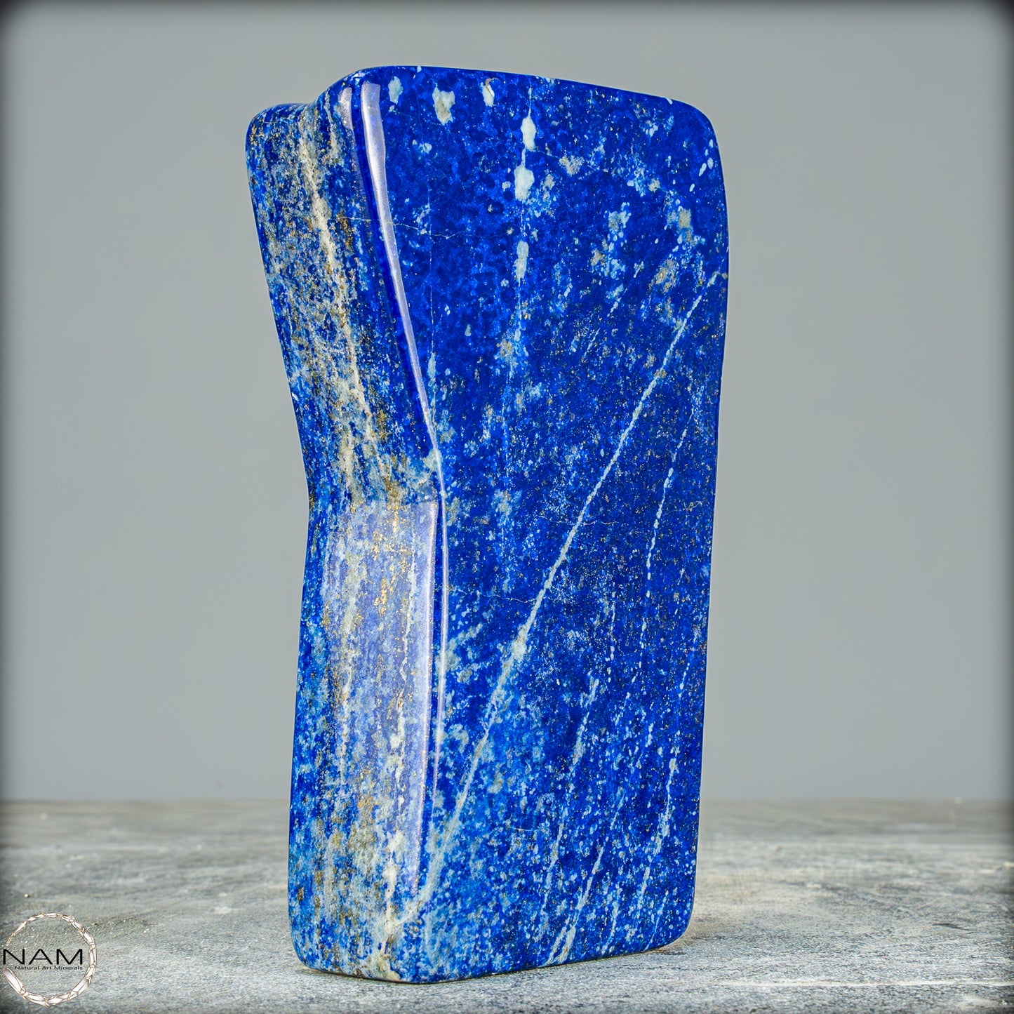 Natürliche Lapislazuli Kristall-Freiform - 728,13g