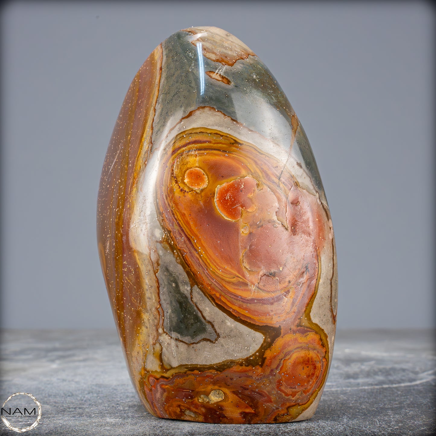 Natürliche Polychrome Jaspis Kristall-Freiform - 1094,27g