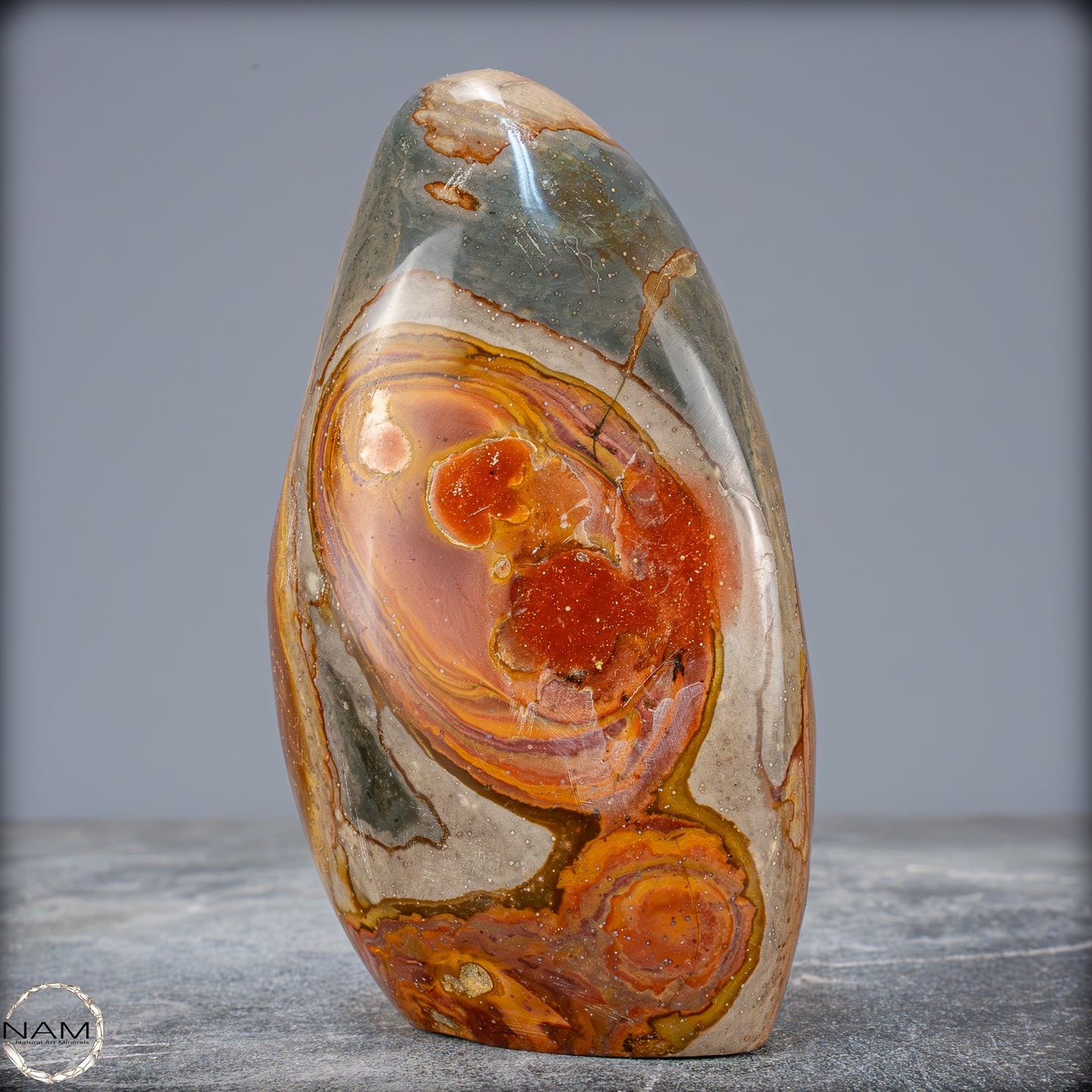 Natürliche Polychrome Jaspis Kristall-Freiform - 1094,27g