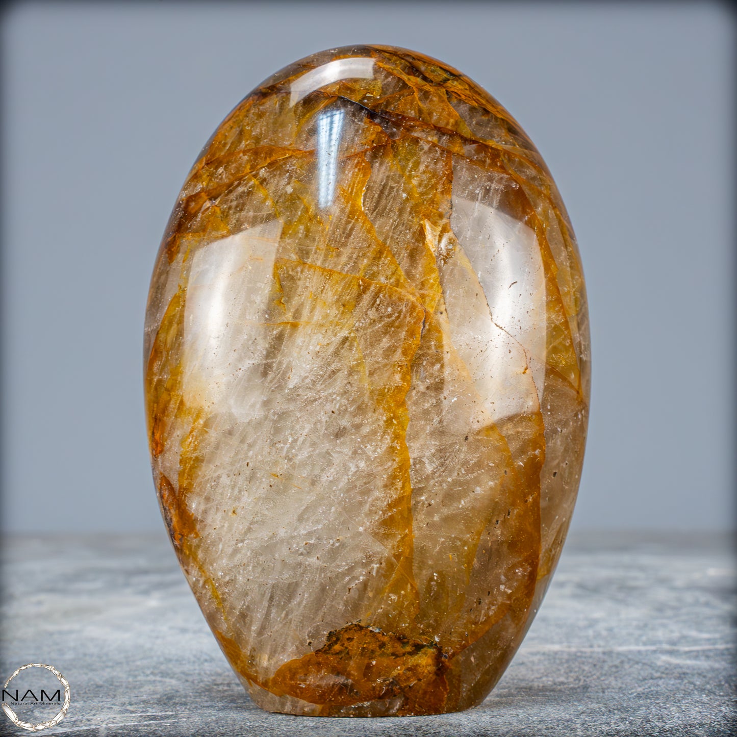 Natürliche Golden Healer Quarz-Kristall Freiform - 626,76g