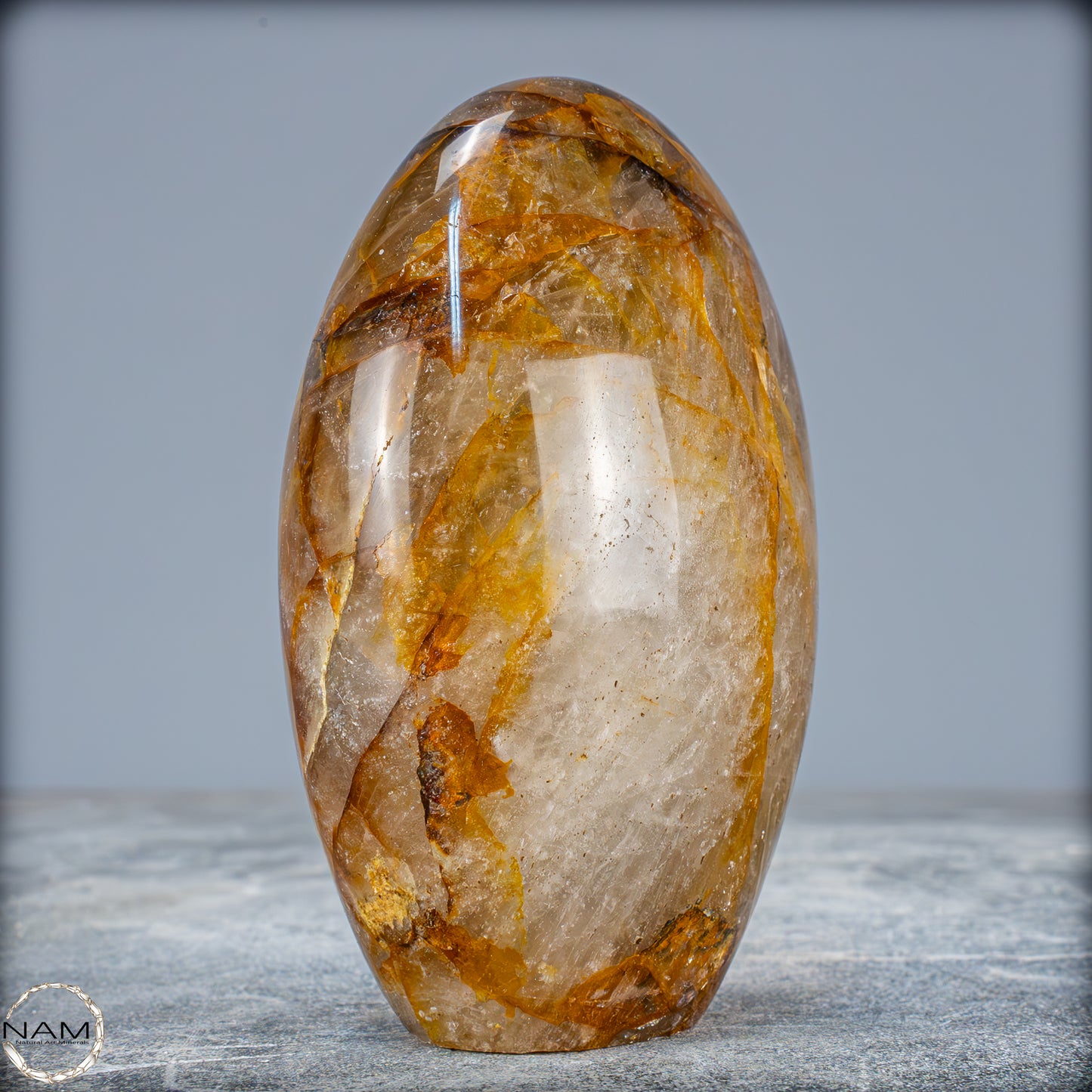 Natürliche Golden Healer Quarz-Kristall Freiform - 626,76g