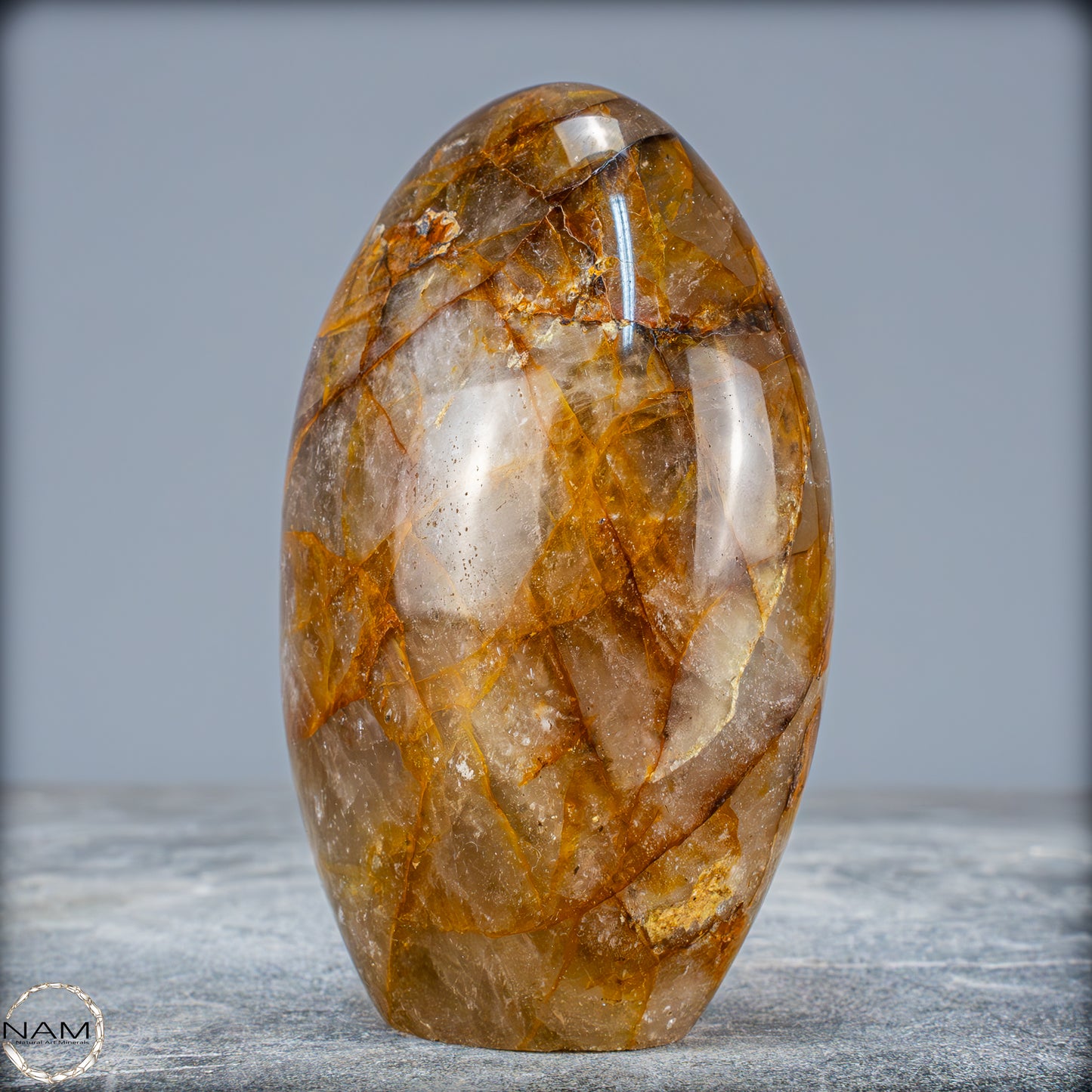 Natürliche Golden Healer Quarz-Kristall Freiform - 626,76g