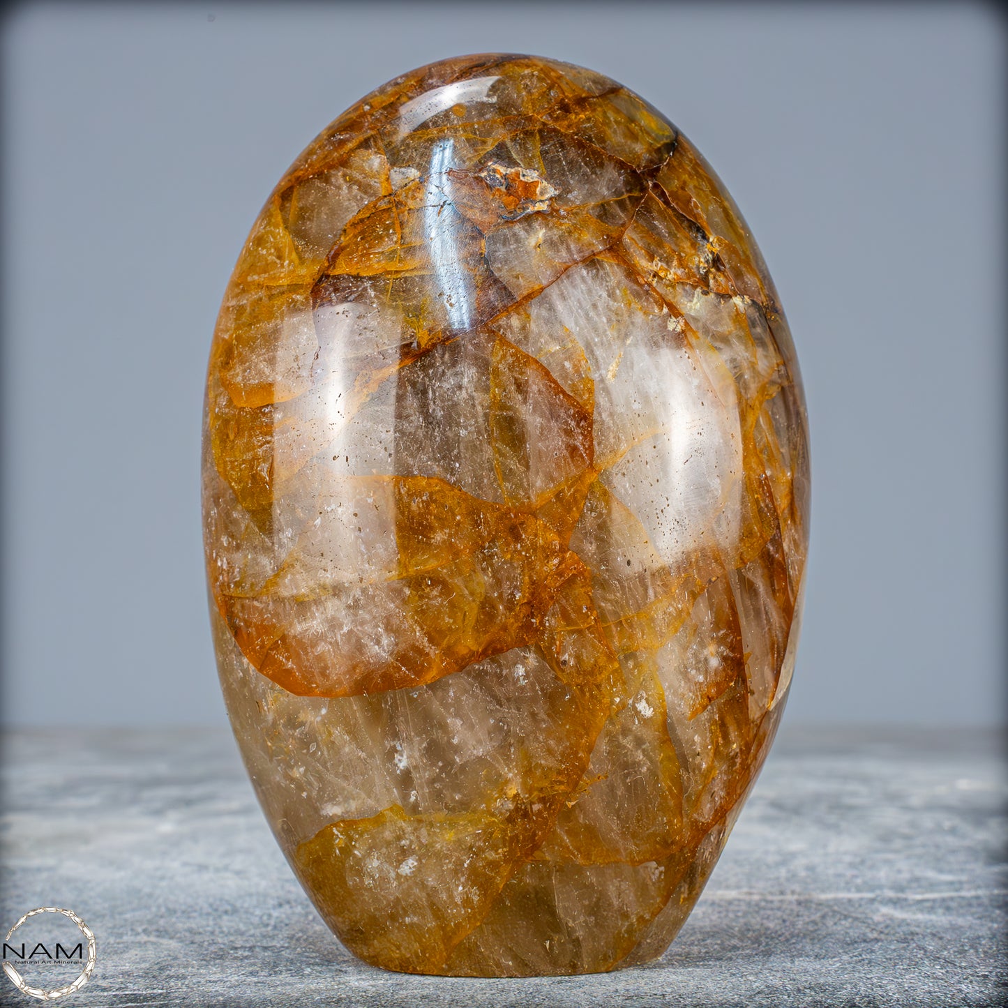 Natürliche Golden Healer Quarz-Kristall Freiform - 626,76g