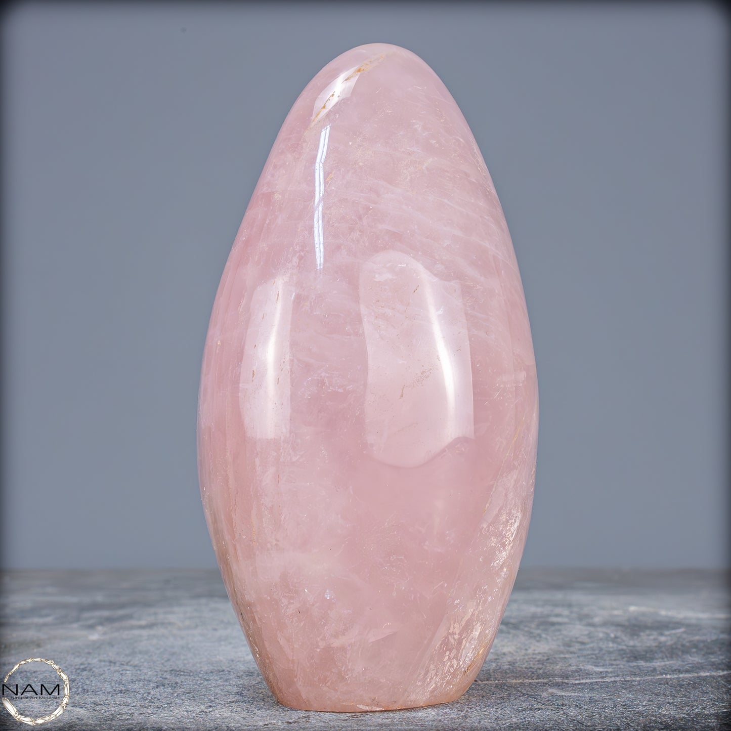 Natürliche Rosenquarz-Kristall Freiform aus Brasilien - 1008,49g