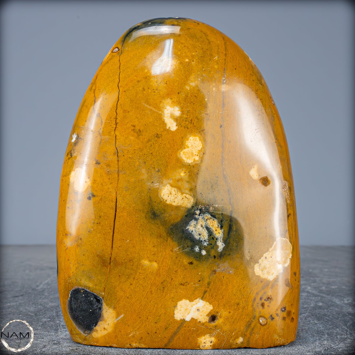 Natürliche Jaspis-Chalcedon Kristallflamme - 1587,79g