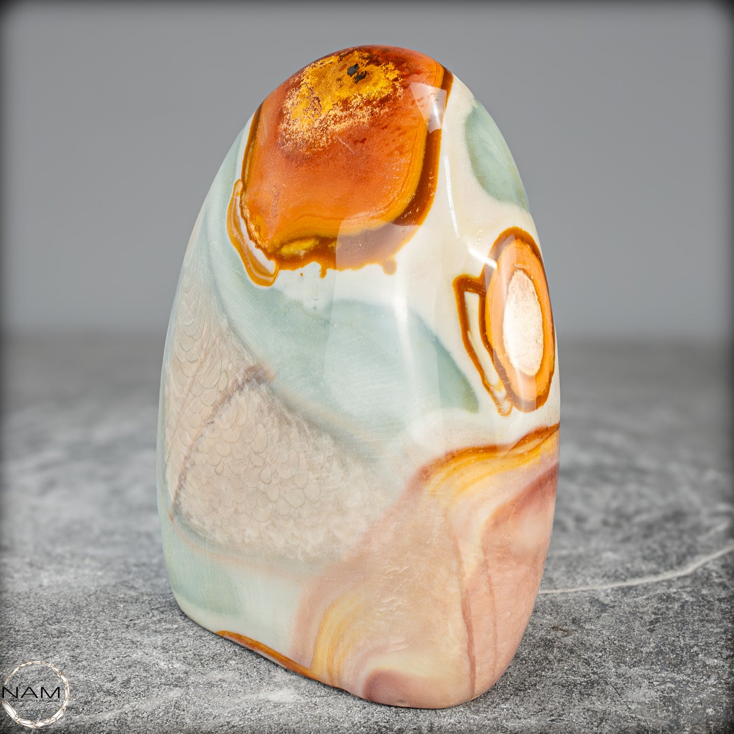 Natürliche Polychrome Jaspis Kristall-Freiform - 1117,95g