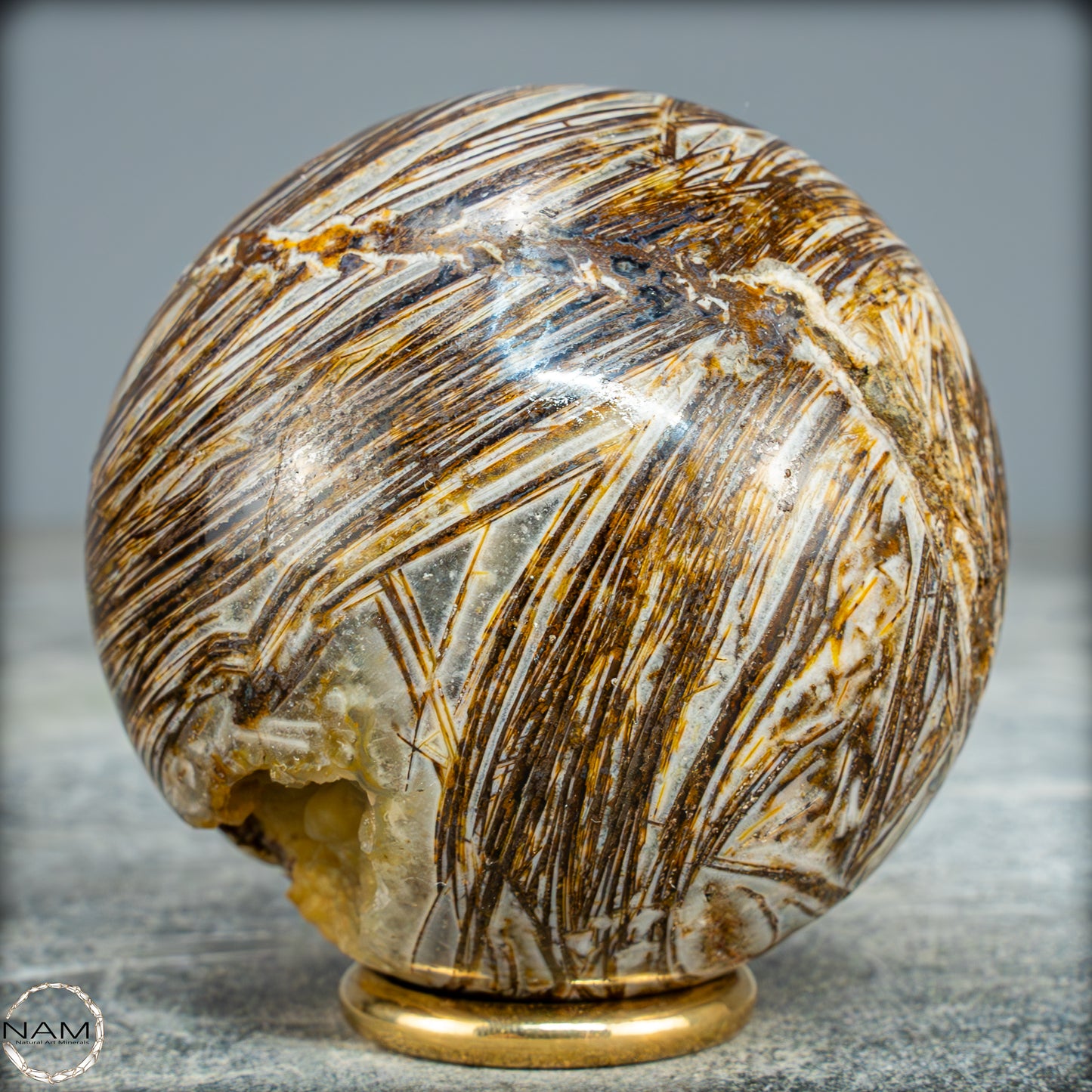 Natürliche Mehrfabige-Opal Kristall-Kugel, Peru - 295,08g - 60mm