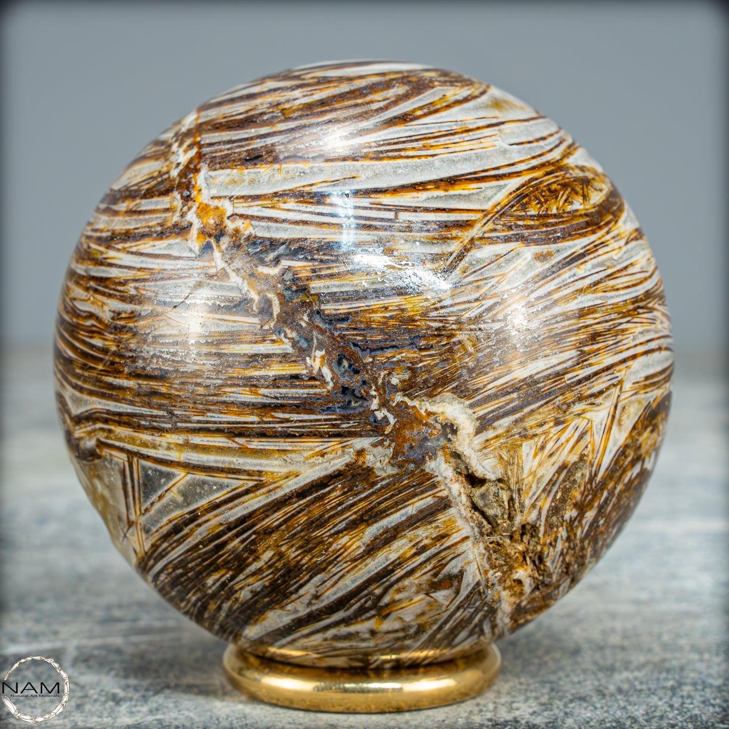 Natürliche Mehrfabige-Opal Kristall-Kugel, Peru - 295,08g - 60mm