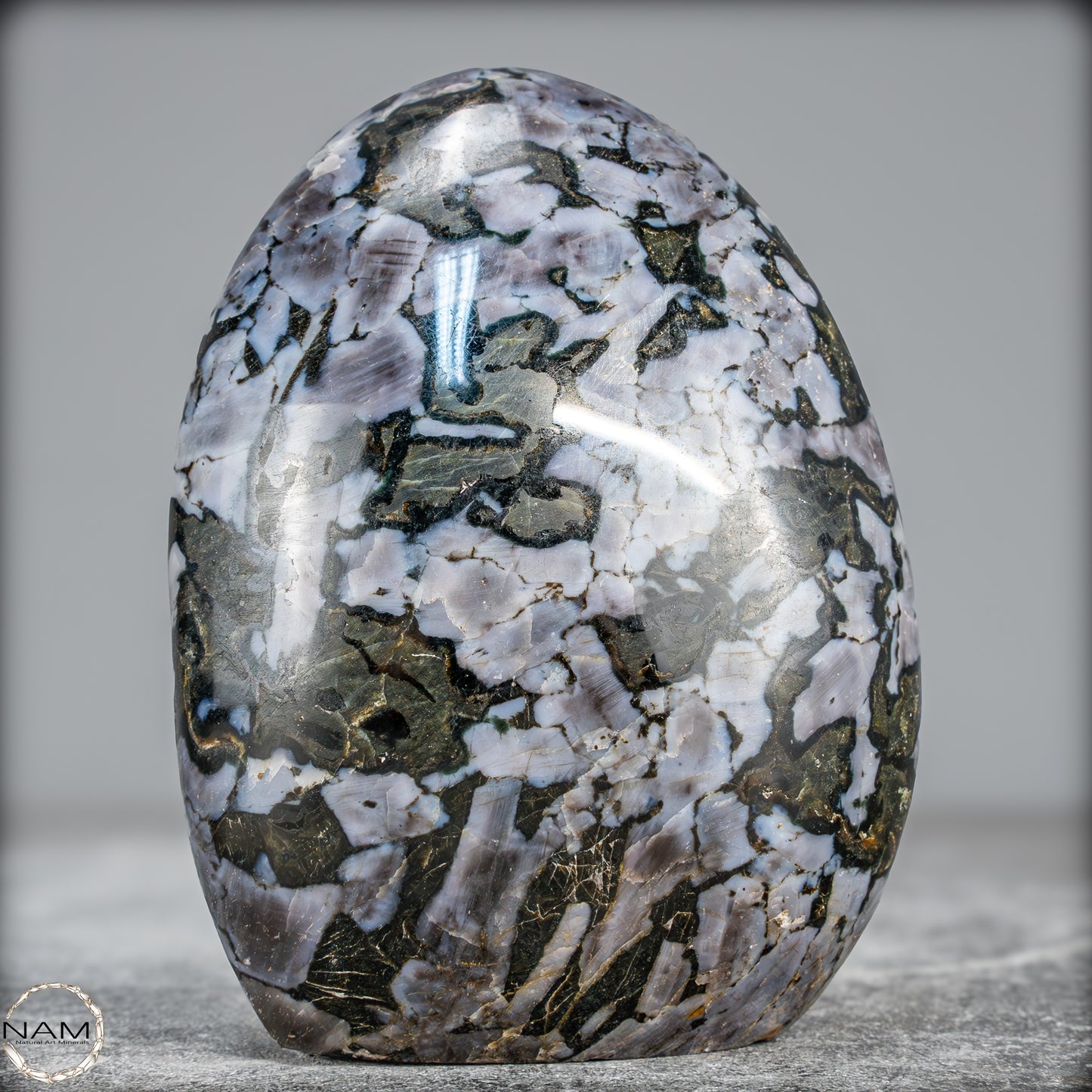 Natürliche Merlinit (Gabbro) Kristall Freiform - 965,58g