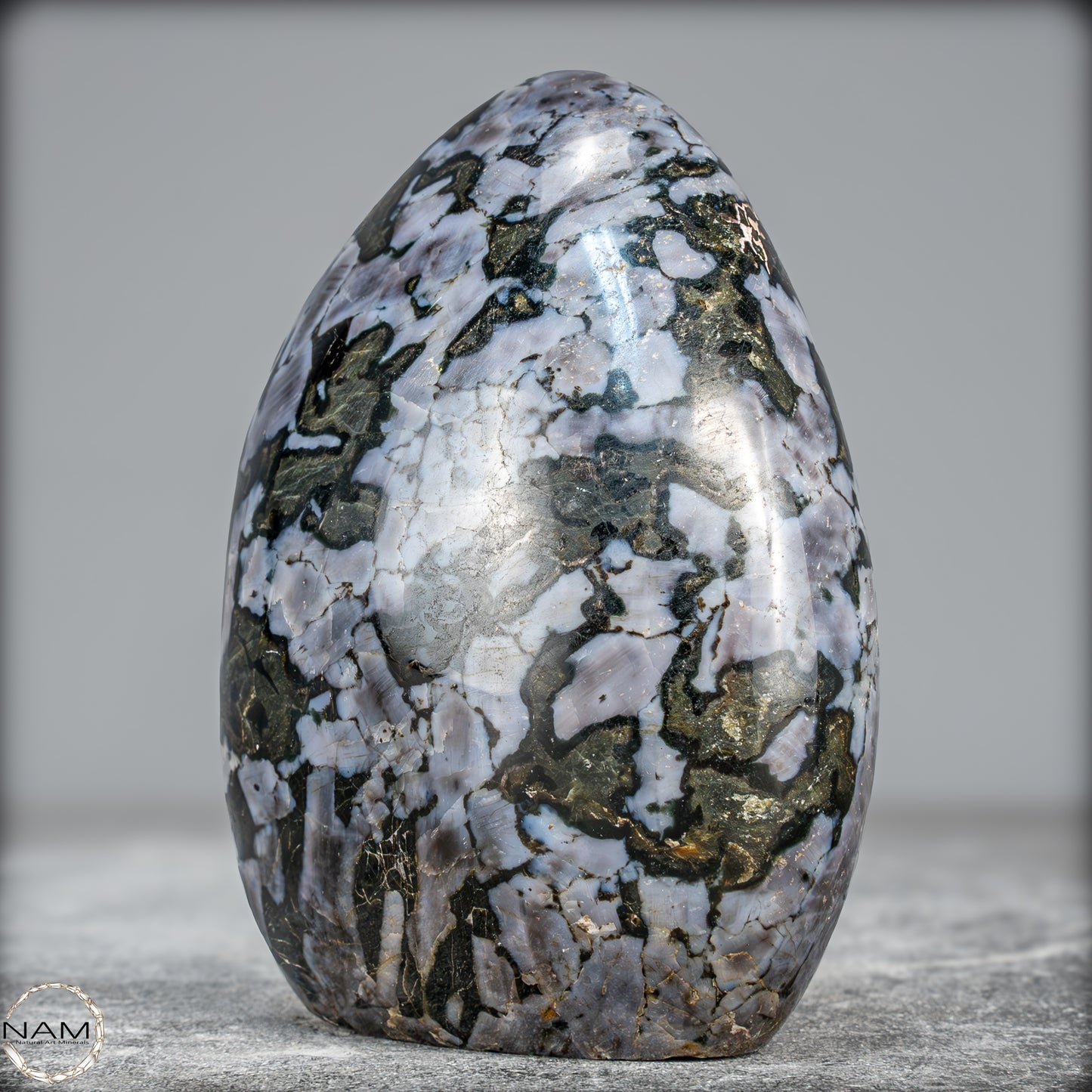 Natürliche Merlinit (Gabbro) Kristall Freiform - 965,58g