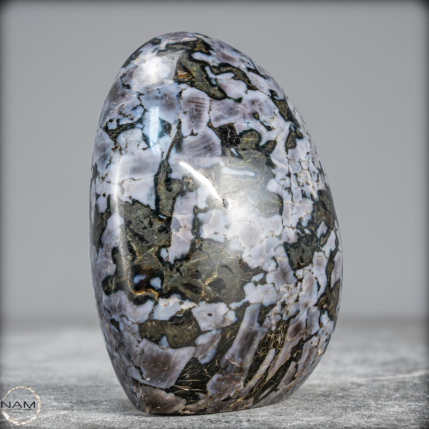 Natürliche Merlinit (Gabbro) Kristall Freiform - 965,58g
