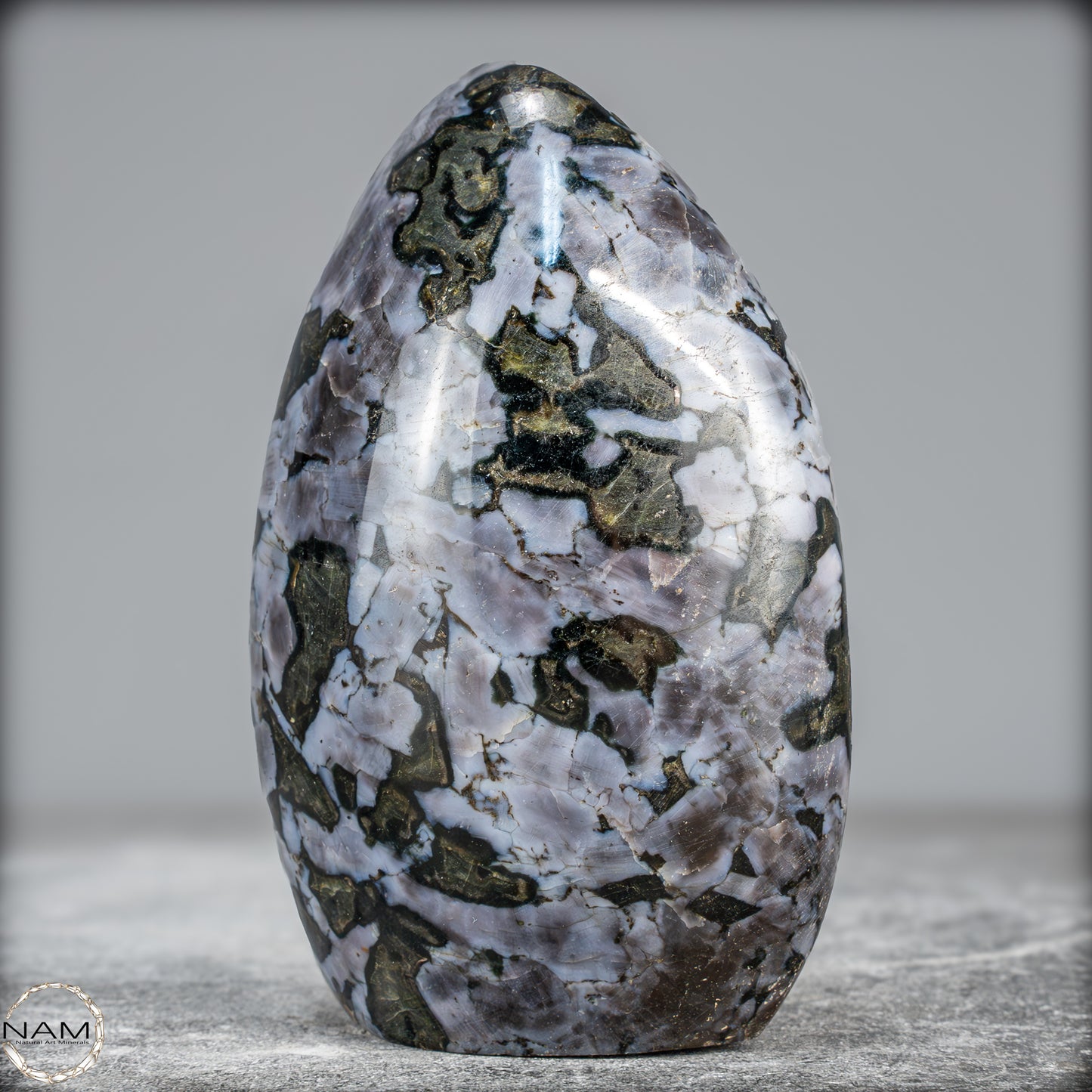 Natürliche Merlinit (Gabbro) Kristall Freiform - 965,58g
