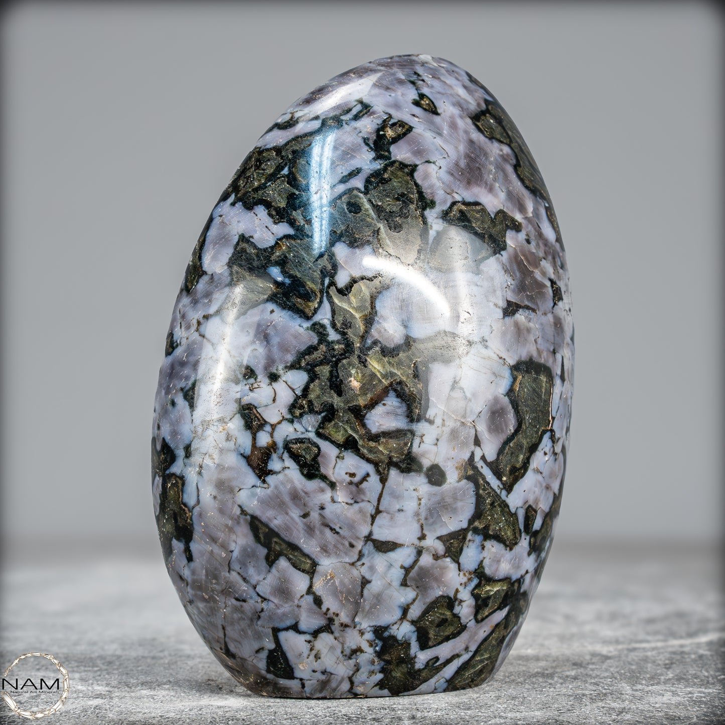Natürliche Merlinit (Gabbro) Kristall Freiform - 965,58g
