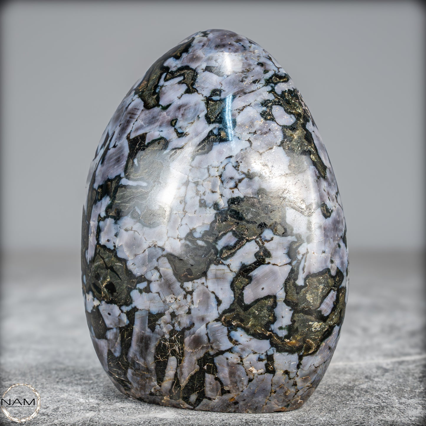 Natürliche Merlinit (Gabbro) Kristall Freiform - 965,58g