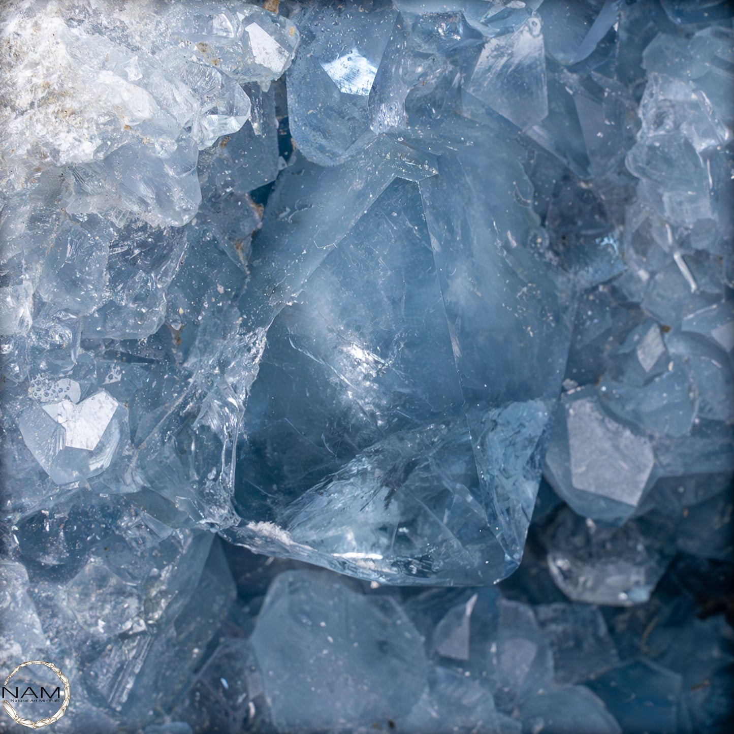 Natürliche Celestit Kristall-Druse - 4758,11g