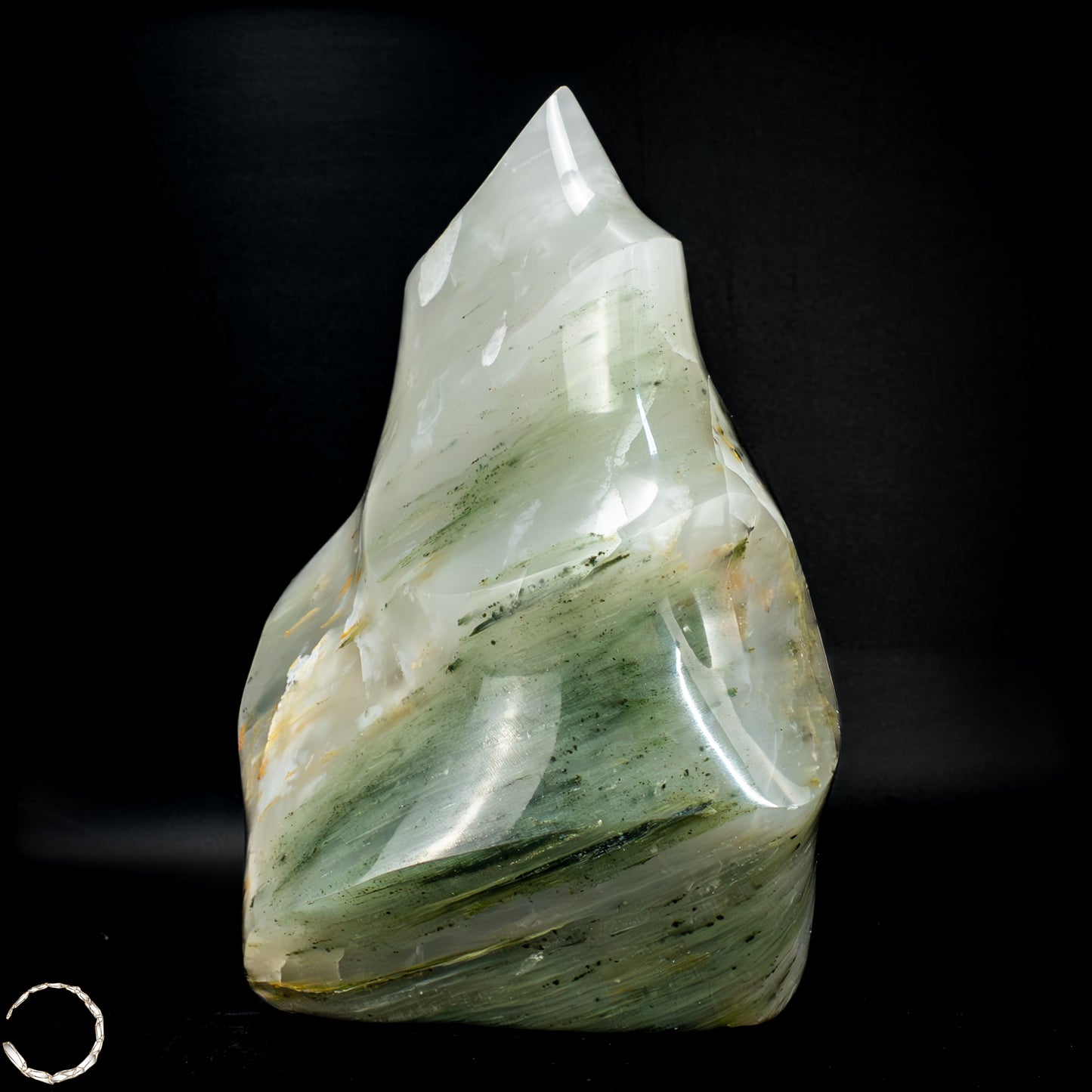 Natürliche Grüne-Quarzkristall Flamme aus Brasilien - 1692,35g
