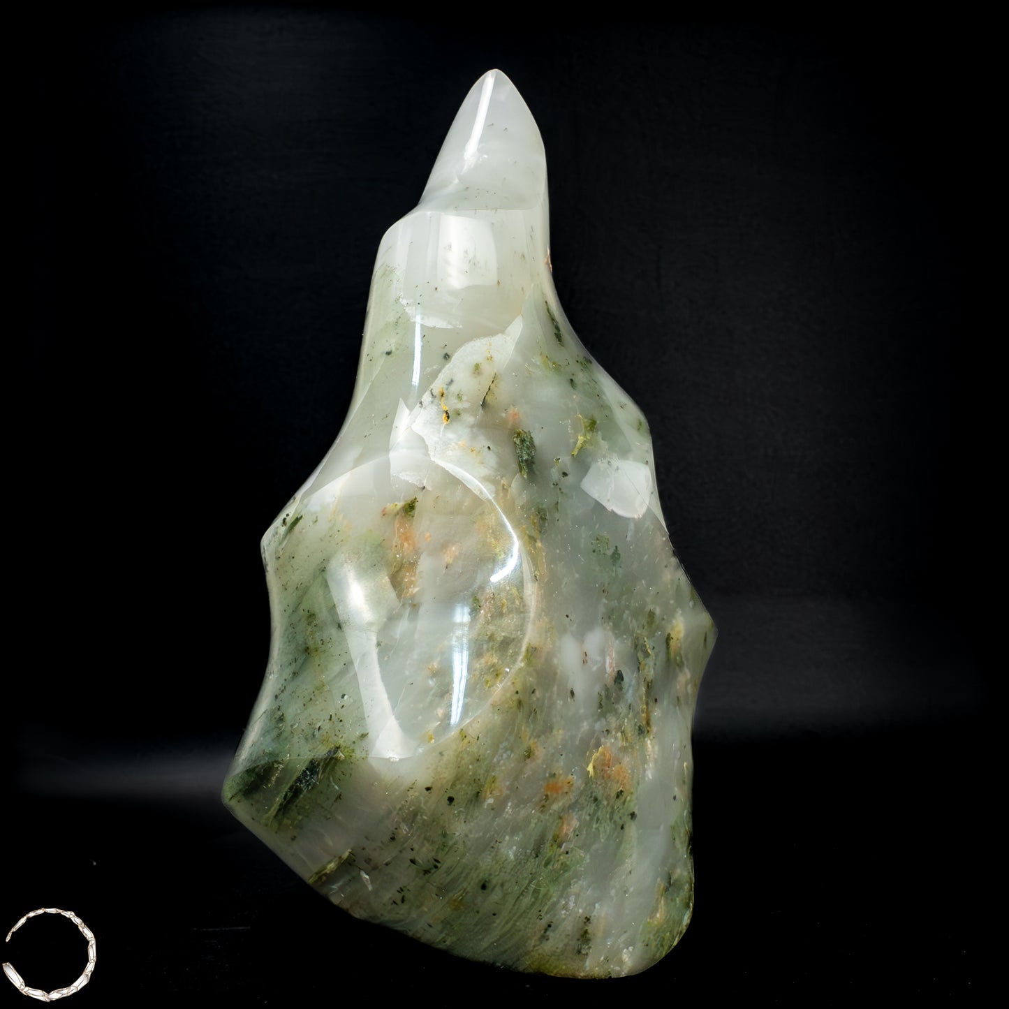 Natürliche Grüne-Quarzkristall Flamme aus Brasilien - 1692,35g