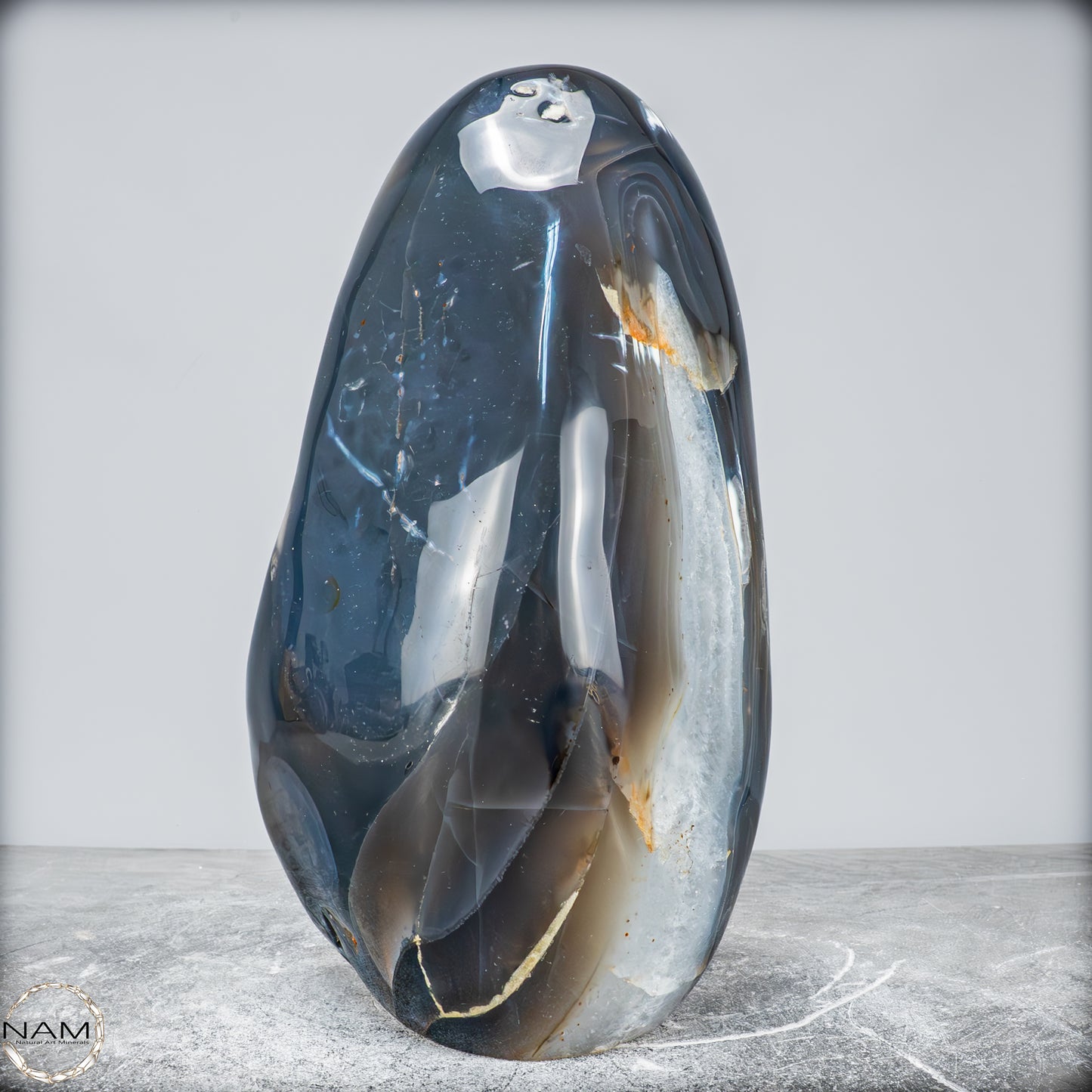 Natürliche Orca-Achat Kristall Freiform aus Brasilien - 9061,22g