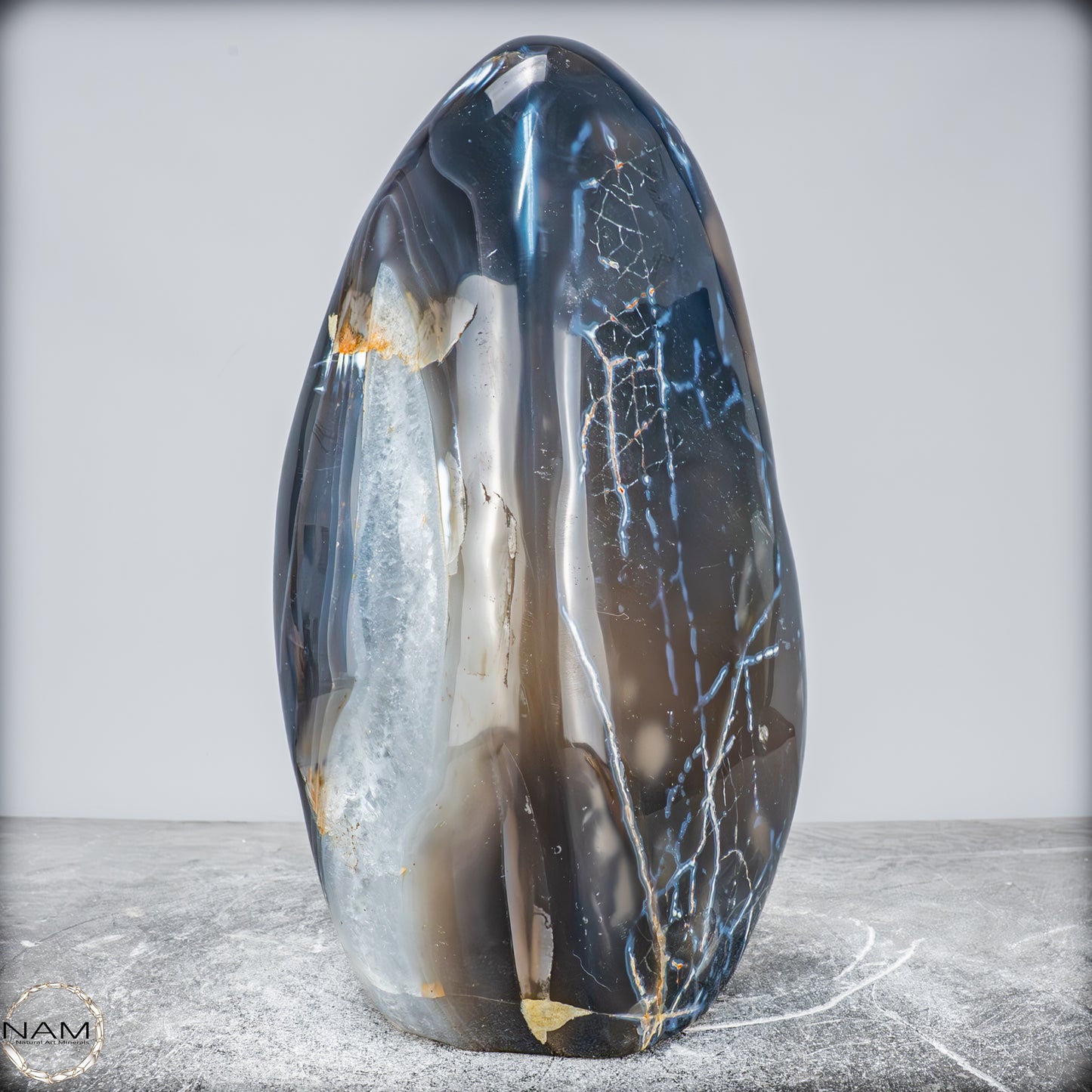 Natürliche Orca-Achat Kristall Freiform aus Brasilien - 9061,22g