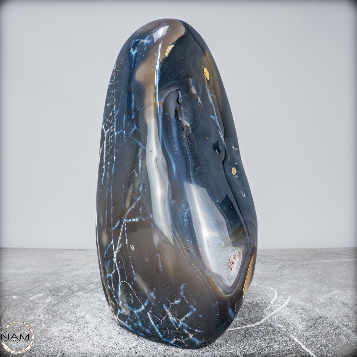 Natürliche Orca-Achat Kristall Freiform aus Brasilien - 9061,22g