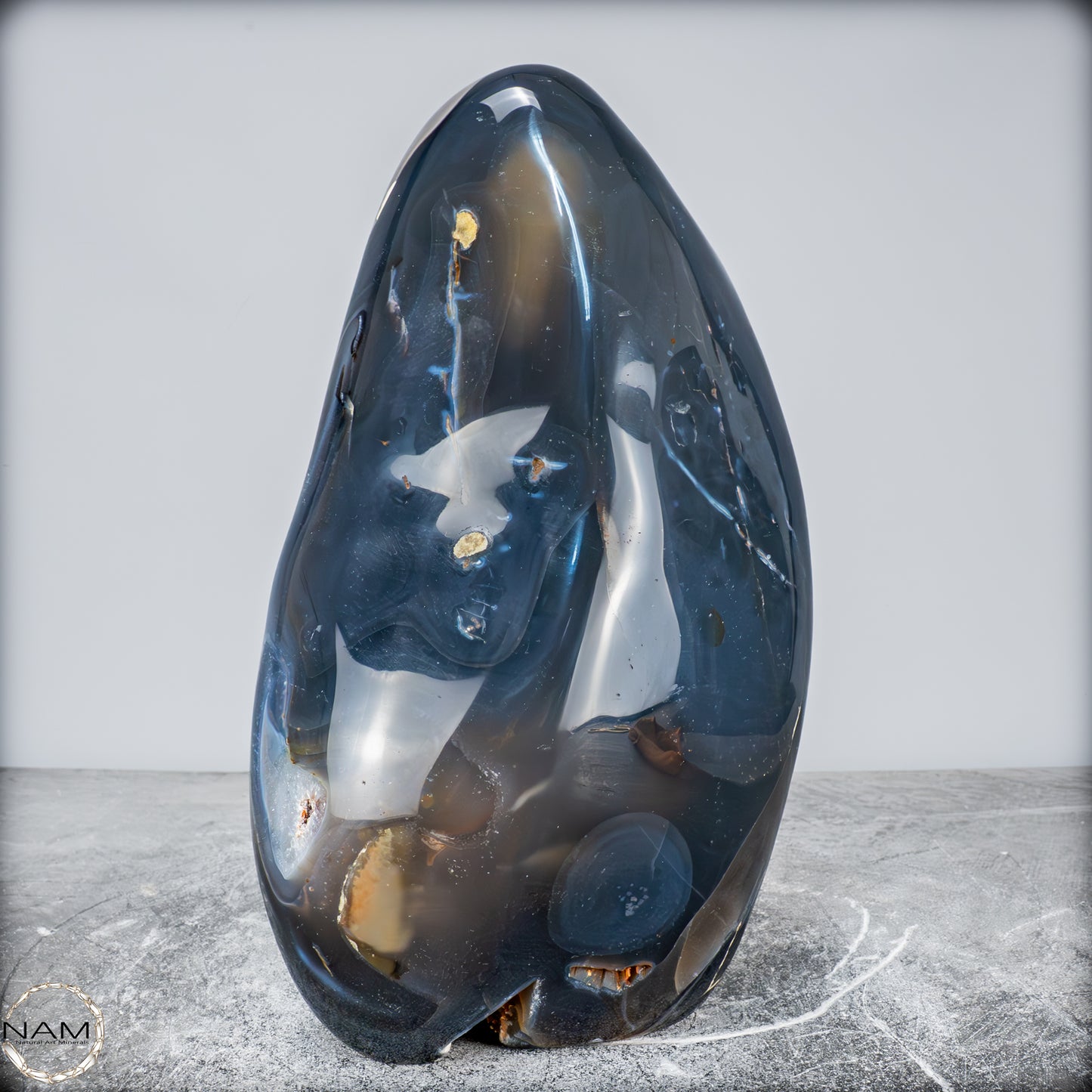 Natürliche Orca-Achat Kristall Freiform aus Brasilien - 9061,22g