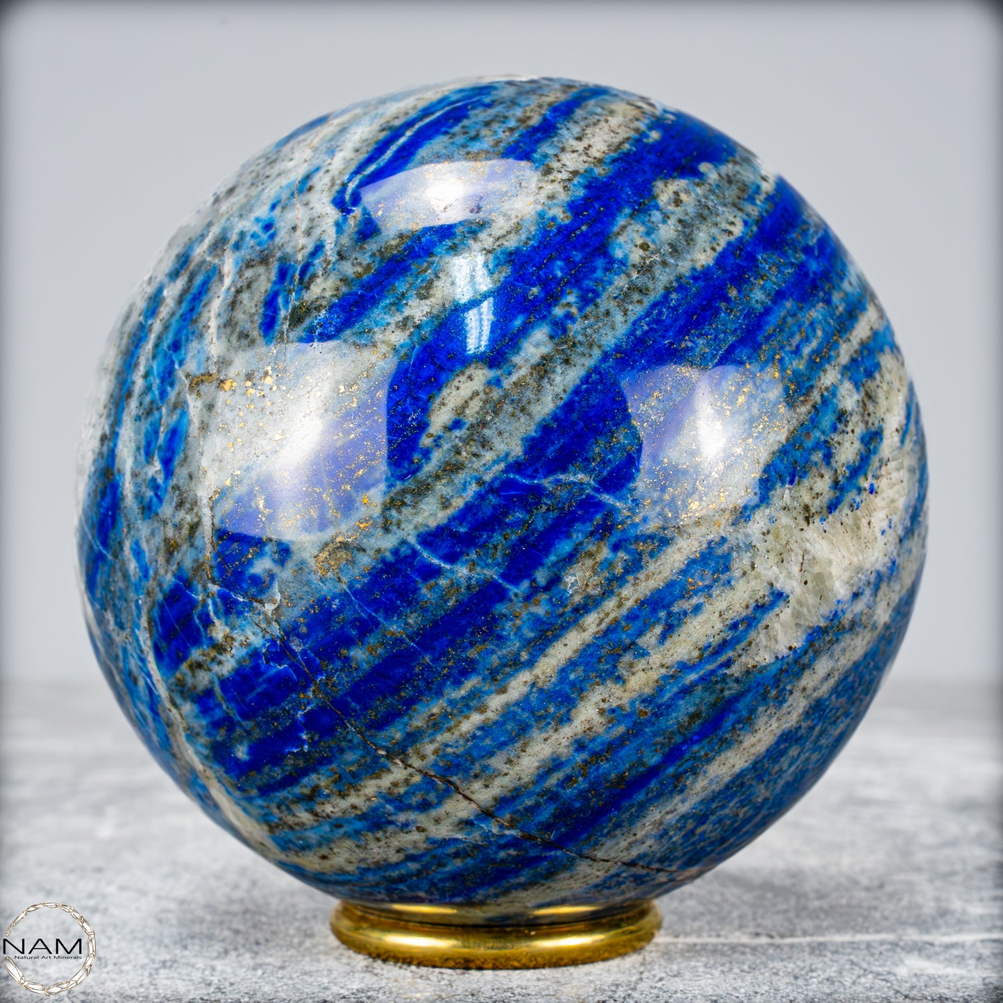 Natürliche Lapislazuli-Kristall-Kugel - 1924,21g