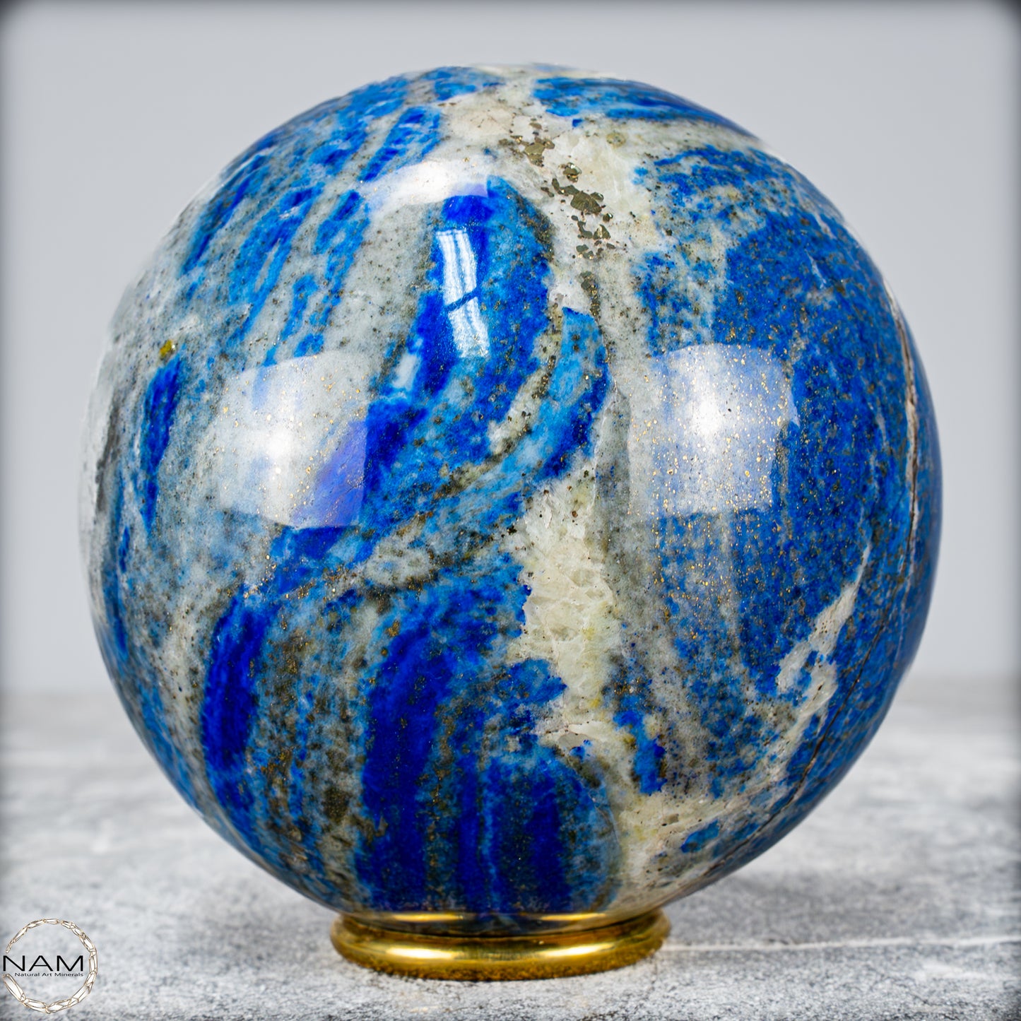 Natürliche Lapislazuli-Kristall-Kugel - 1924,21g