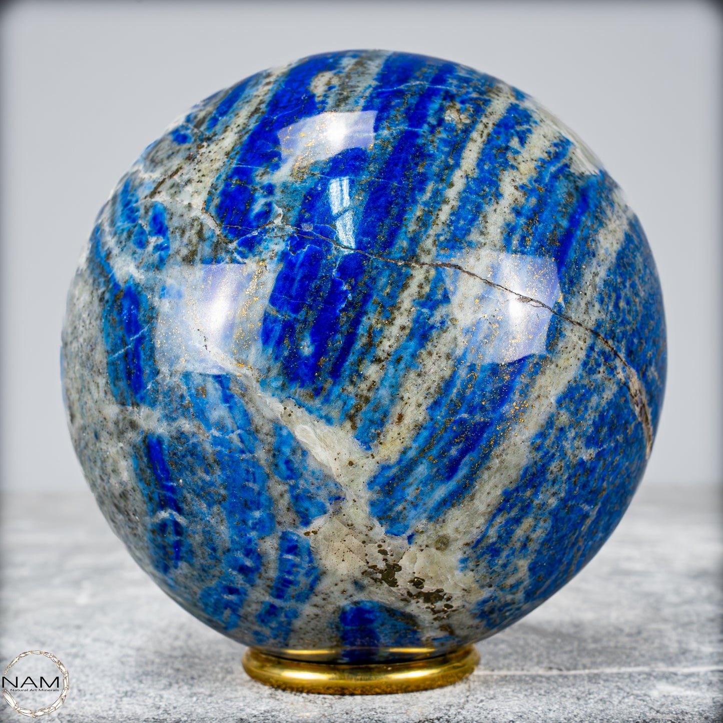 Natürliche Lapislazuli-Kristall-Kugel - 1924,21g