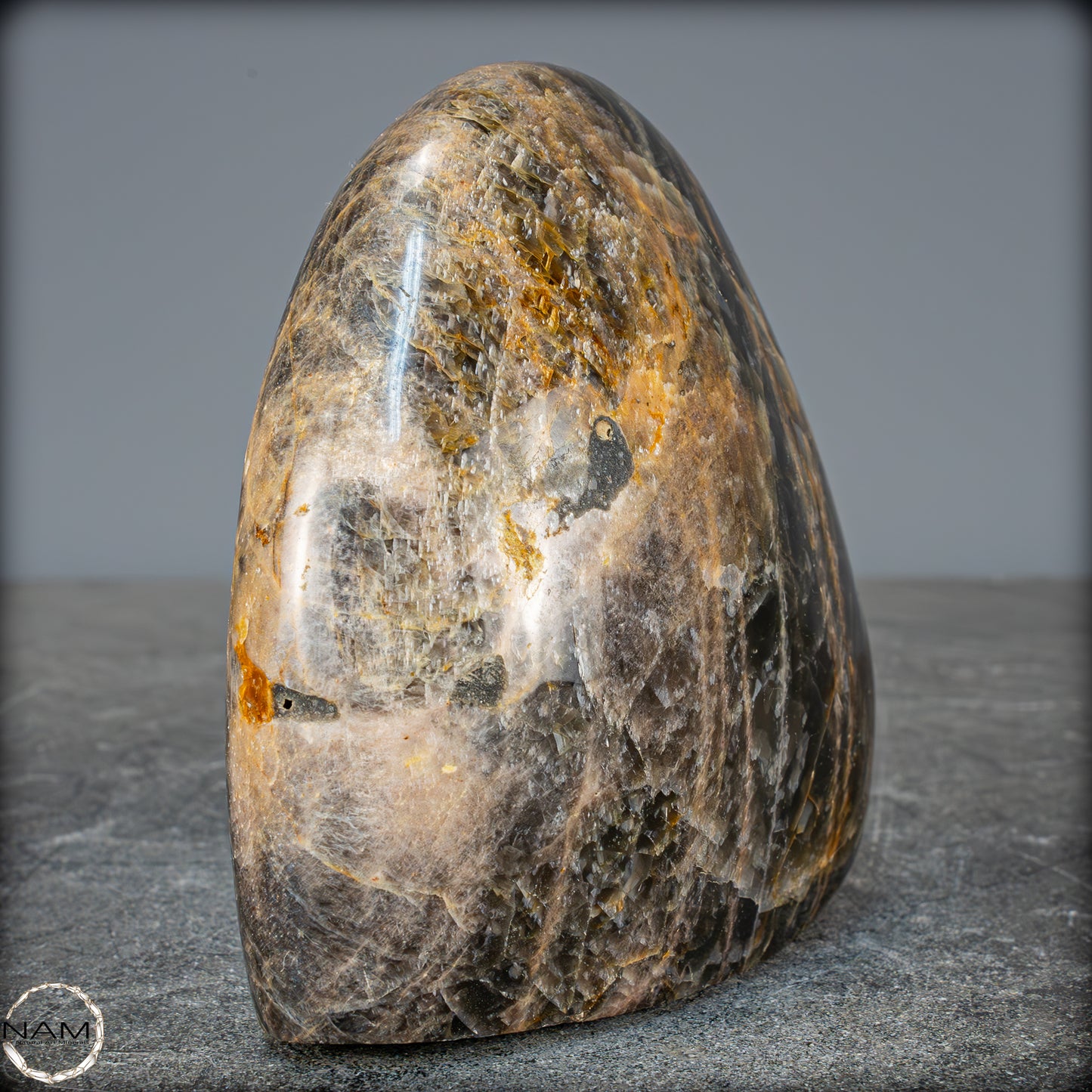 Natürliche Funkelnde Mondstein Kristall-Freiform - 929,58g