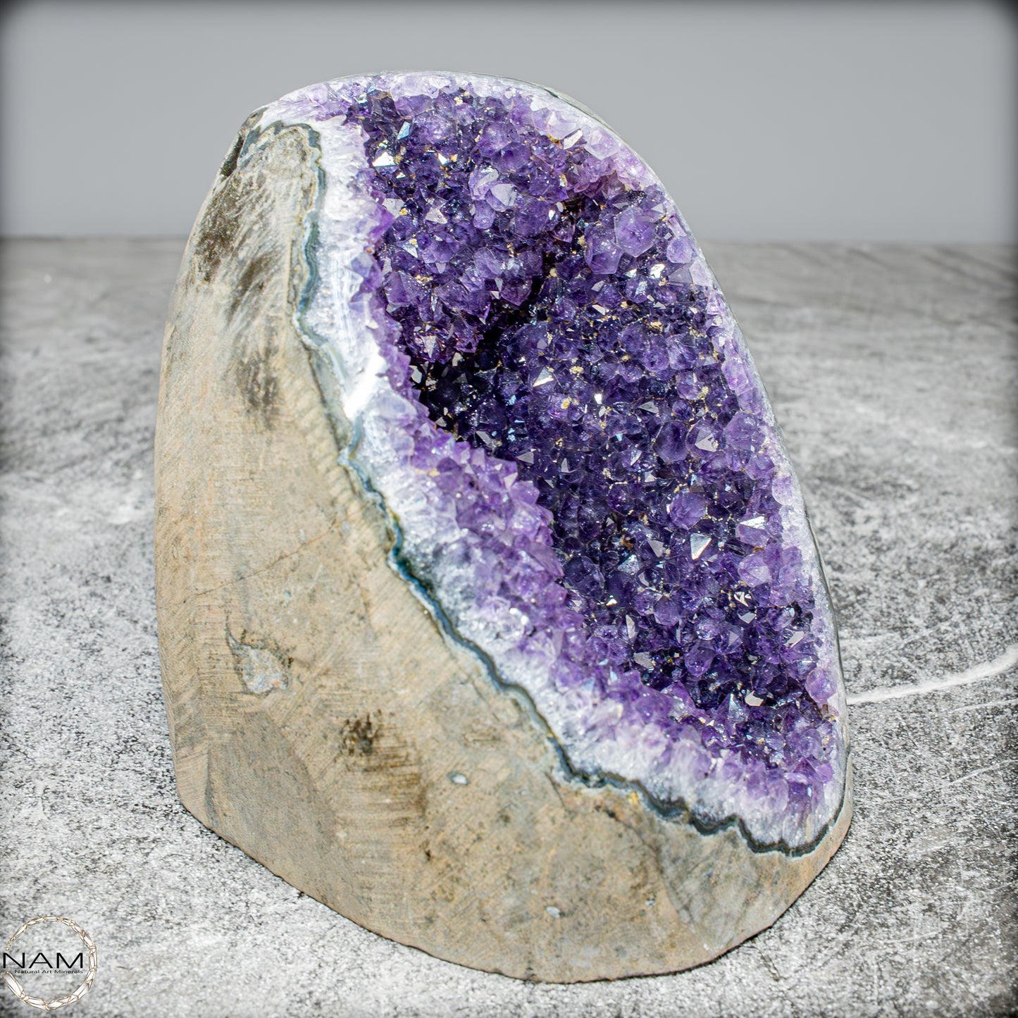 Natürliche Amethyst-Kristall Druse -889,74g