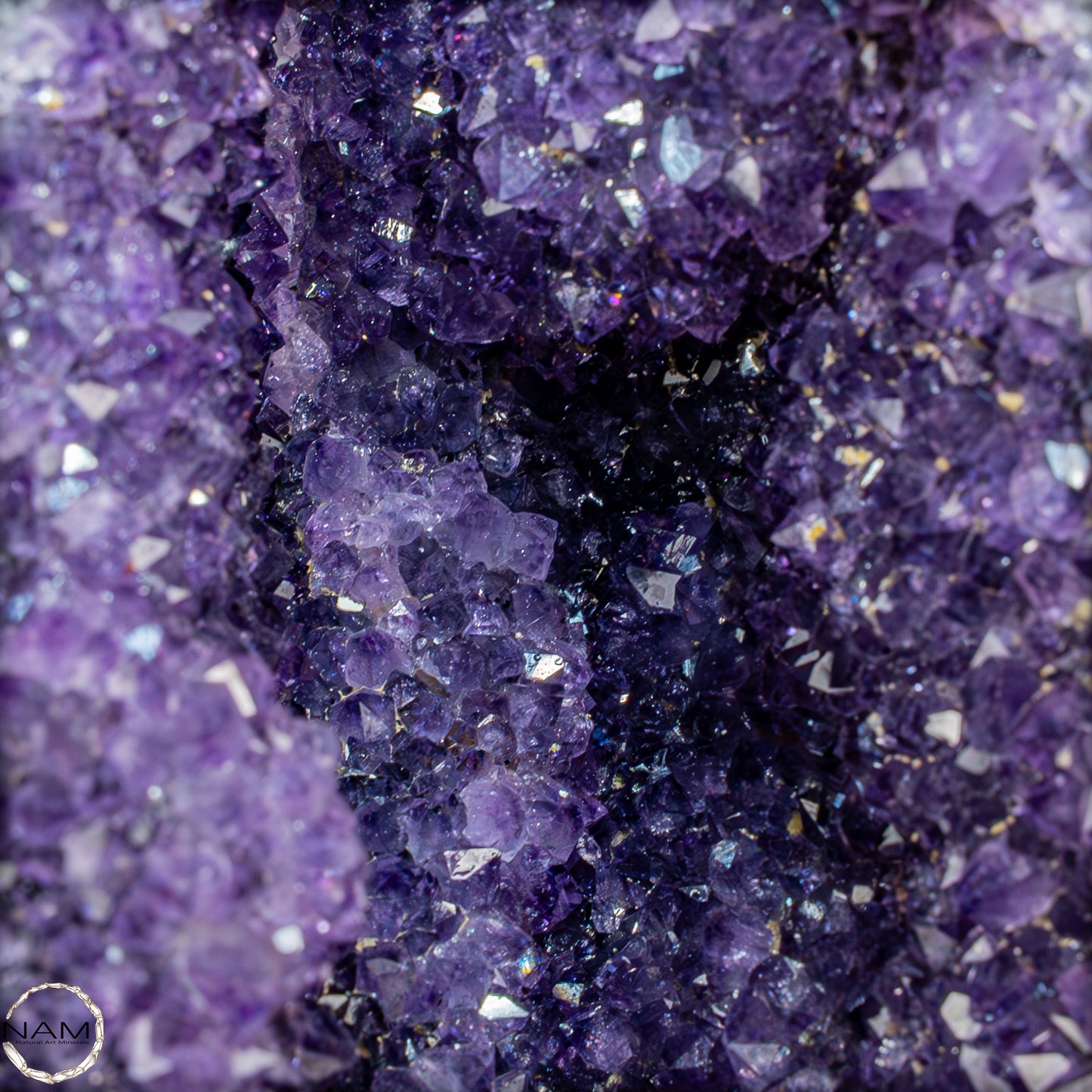 Natürliche Amethyst-Kristall Druse -889,74g