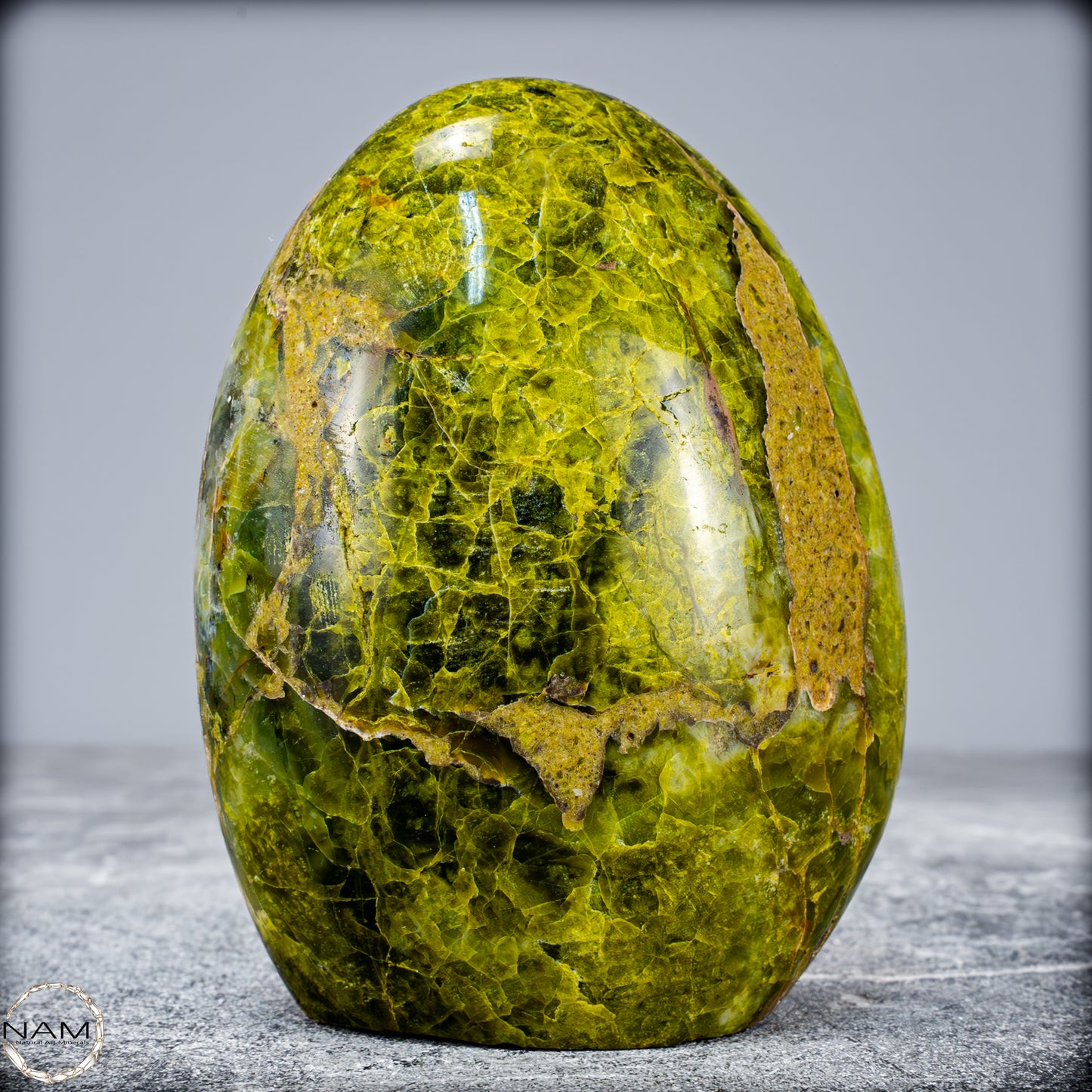 Natürliche Grüner Opal-Kristall Freiform -717,35g