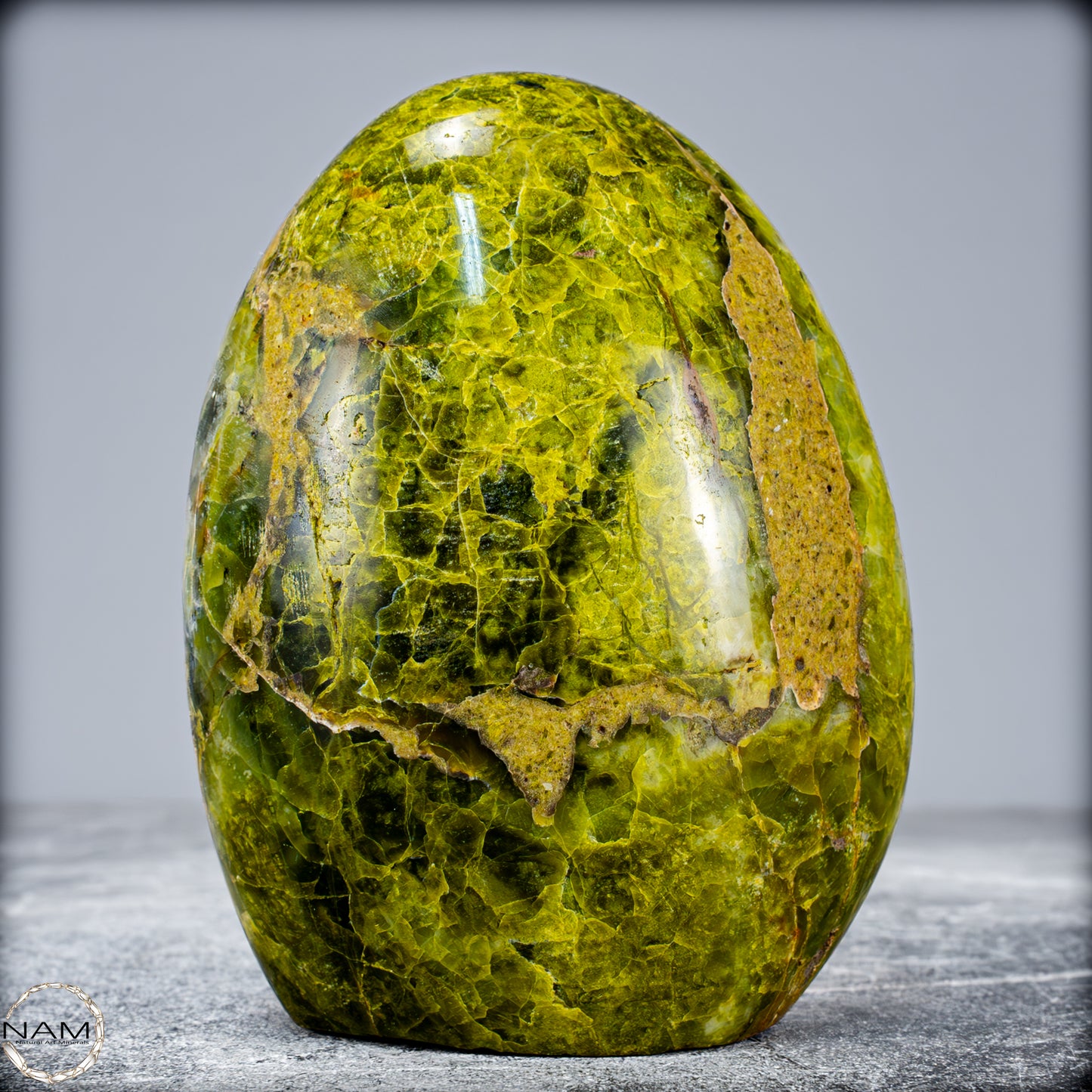 Natürliche Grüner Opal-Kristall Freiform -717,35g