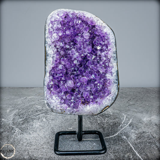 Natürliche Amethyst-Kristalle/Druse auf Ständer - 3285,67g