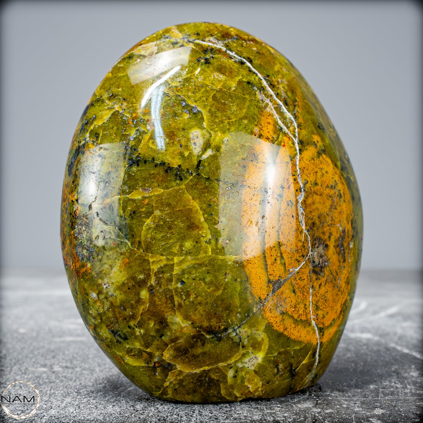 Natürliche Grüner Opal-Kristall Freiform - 481,72g