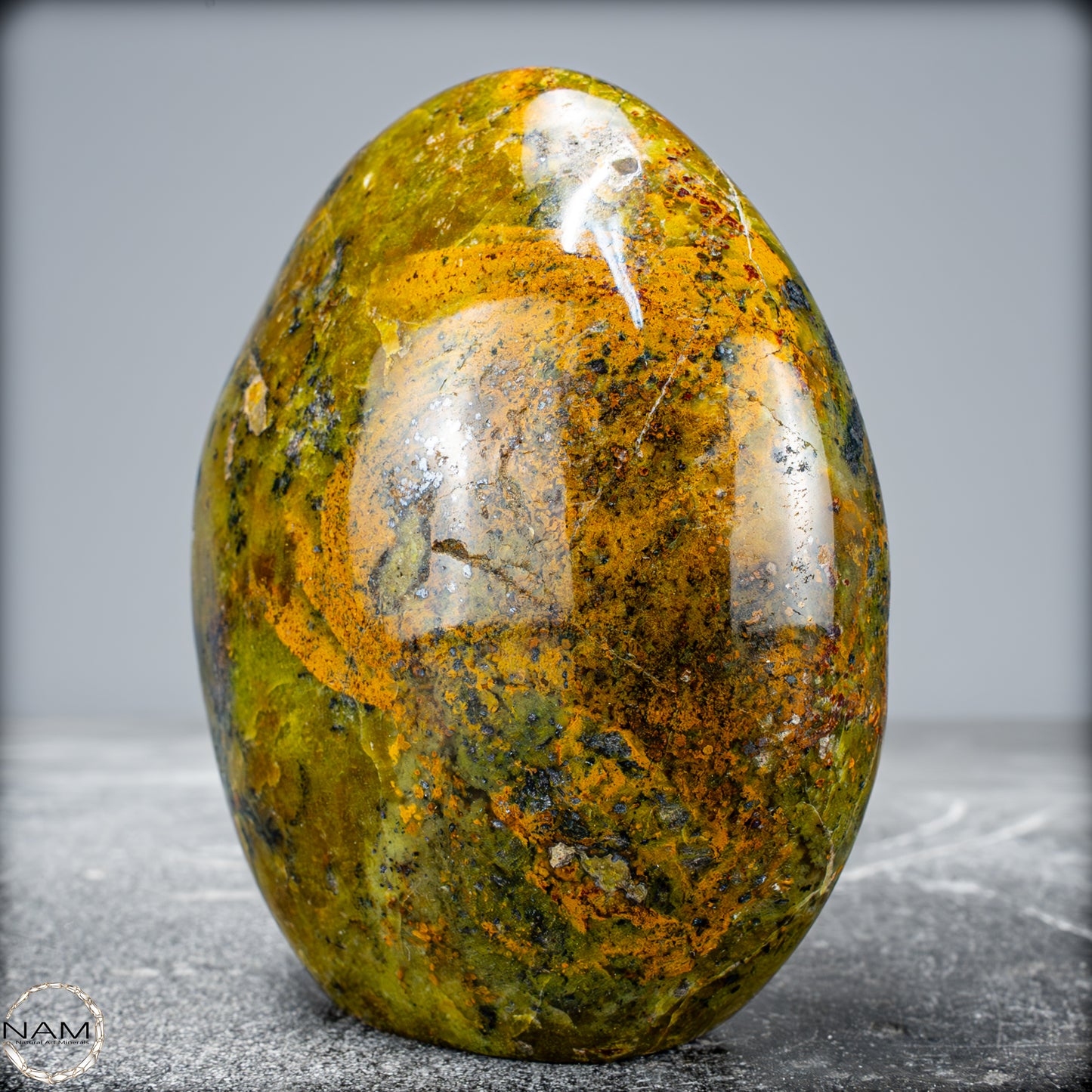 Natürliche Grüner Opal-Kristall Freiform - 481,72g
