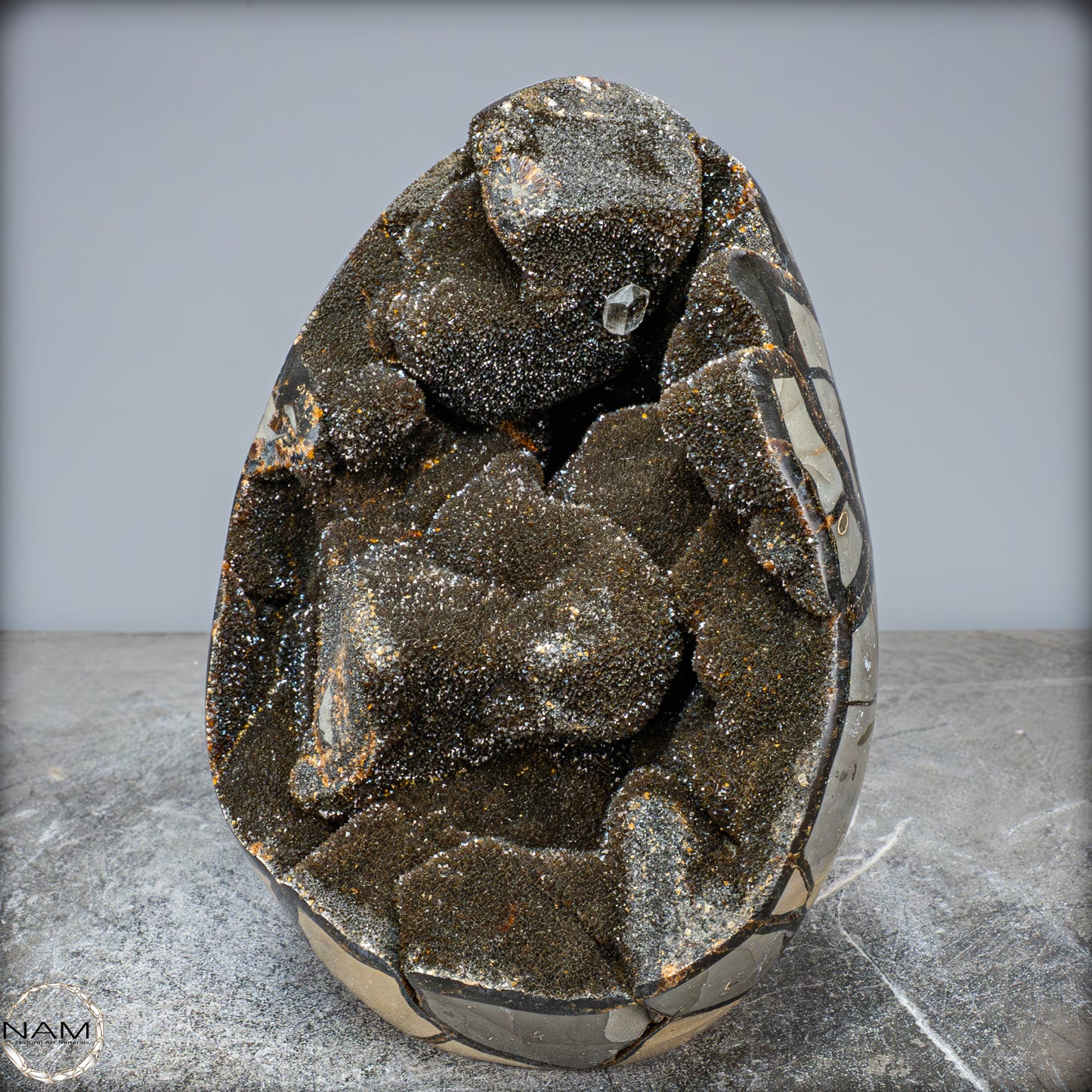 Natürliche Septarien Druse mit Calzit Kristallen, Spitzenqualität - 4528,88g