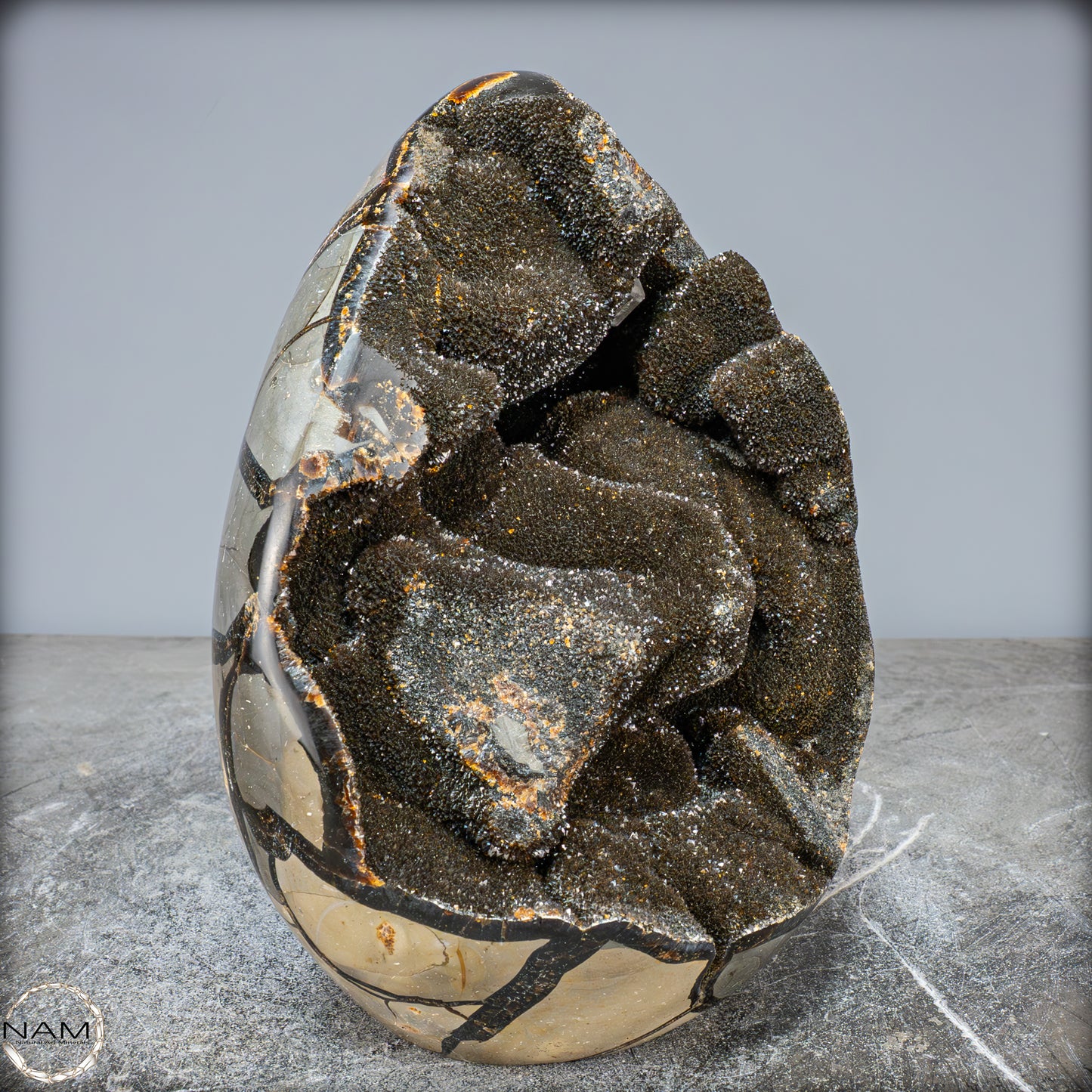 Natürliche Septarien Druse mit Calzit Kristallen, Spitzenqualität - 4528,88g