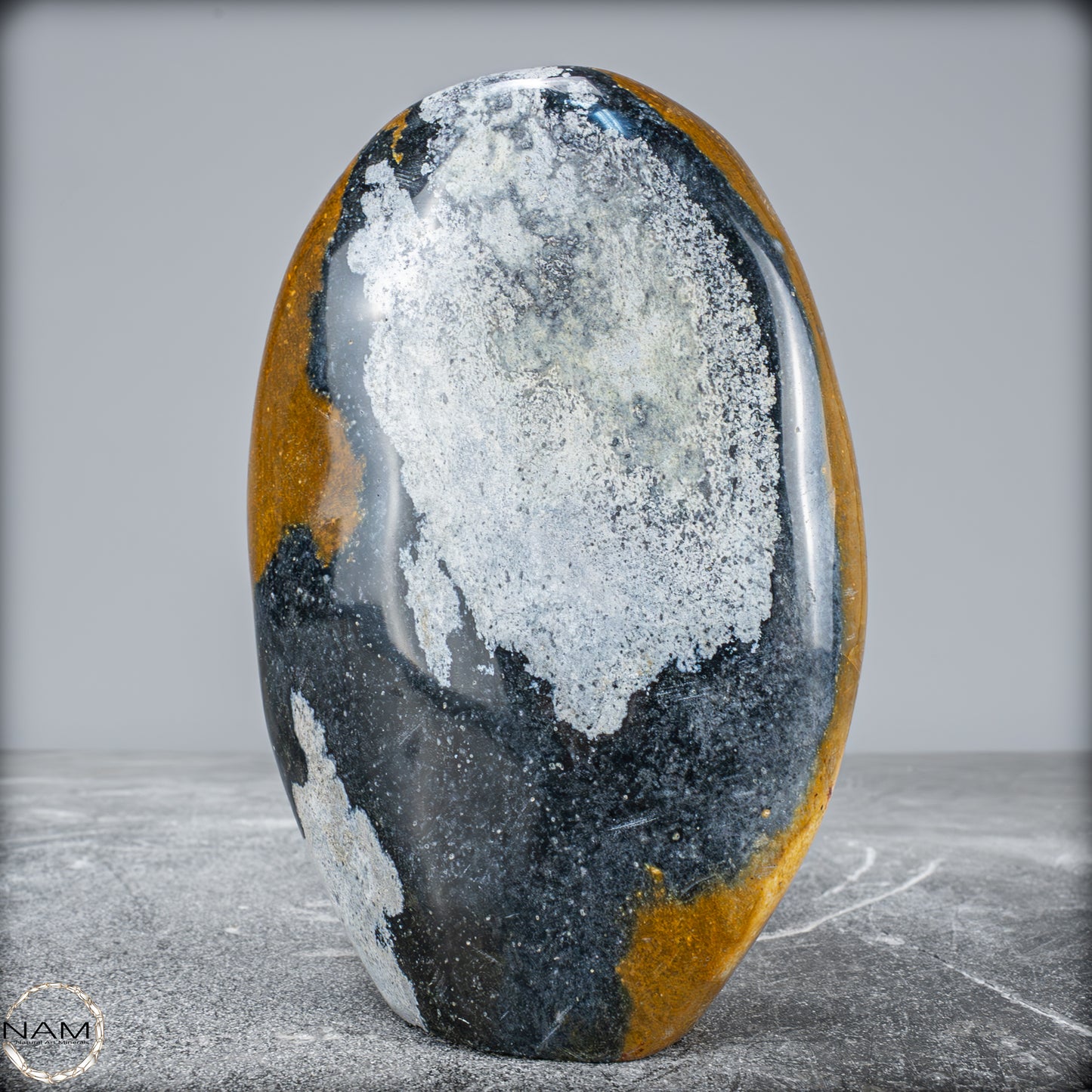 Natürliche Jaspis-Chalcedon Kristall Freiform - 928,74g