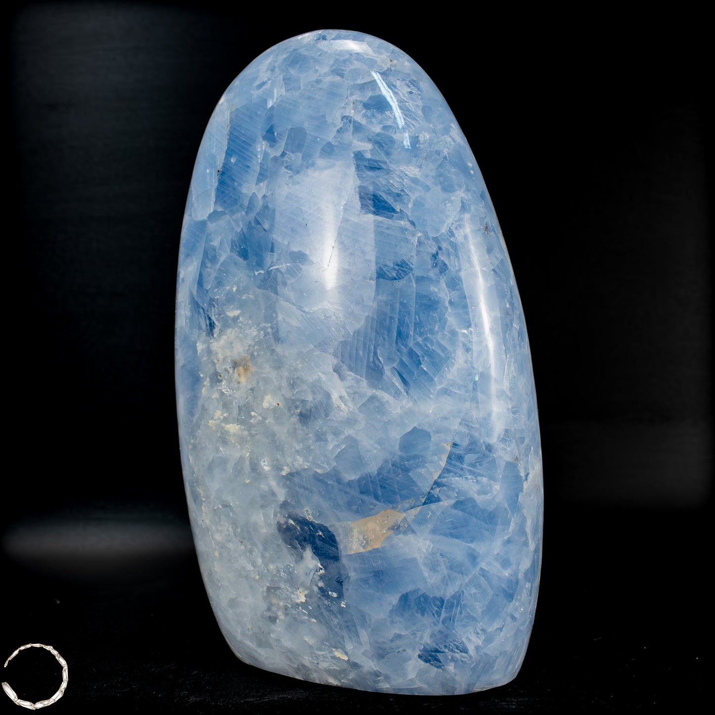 Natürliche Blauer Calcit-Kristall Freiform-1294,12g