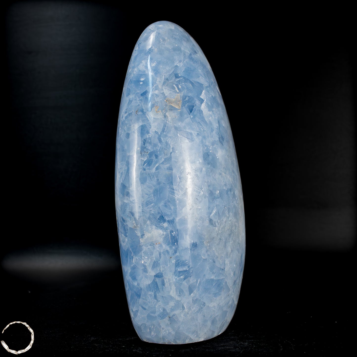 Natürliche Blauer Calcit-Kristall Freiform-1294,12g