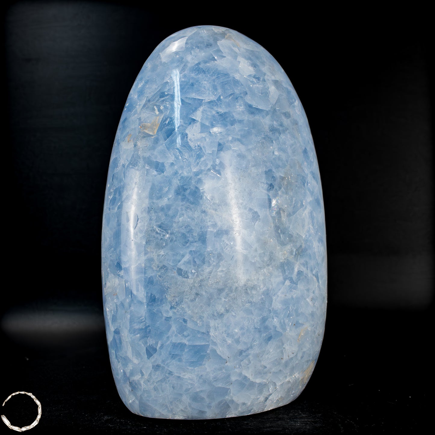 Natürliche Blauer Calcit-Kristall Freiform-1294,12g