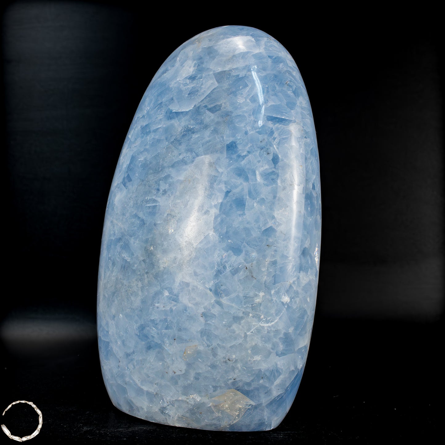 Natürliche Blauer Calcit-Kristall Freiform-1294,12g