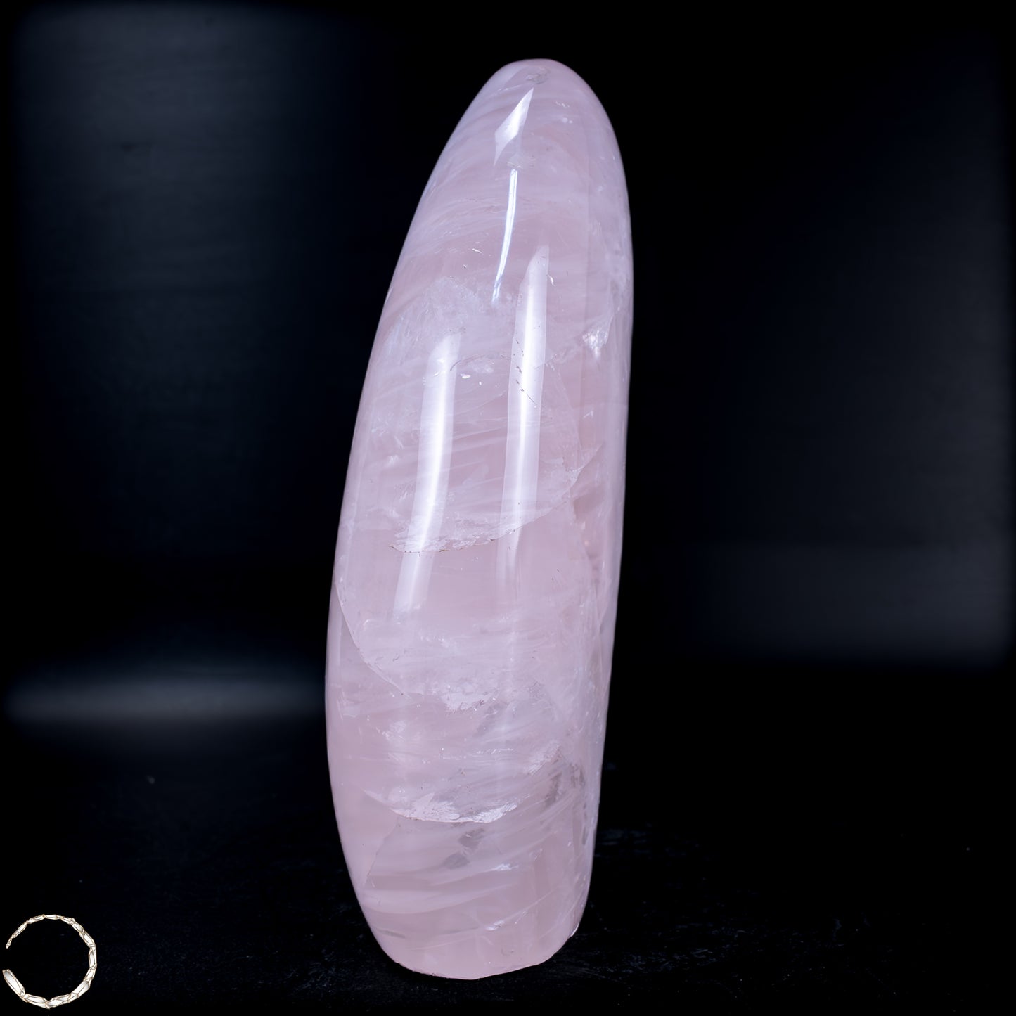 Natürliche Rosenquarz-Kristall Freiform aus Brasilien - 767,76g